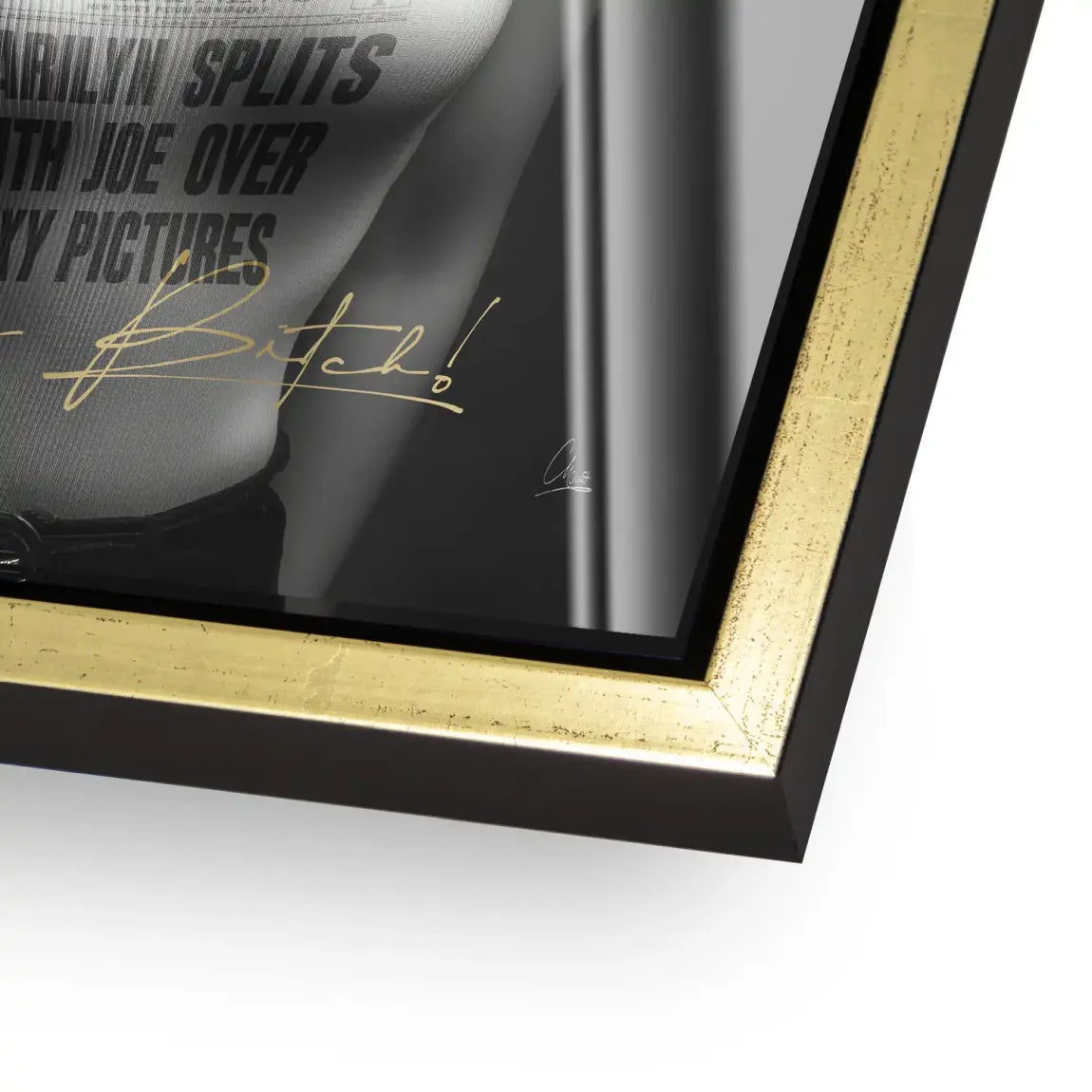 Marilyn Skandalous Glamour Blattgold Bild