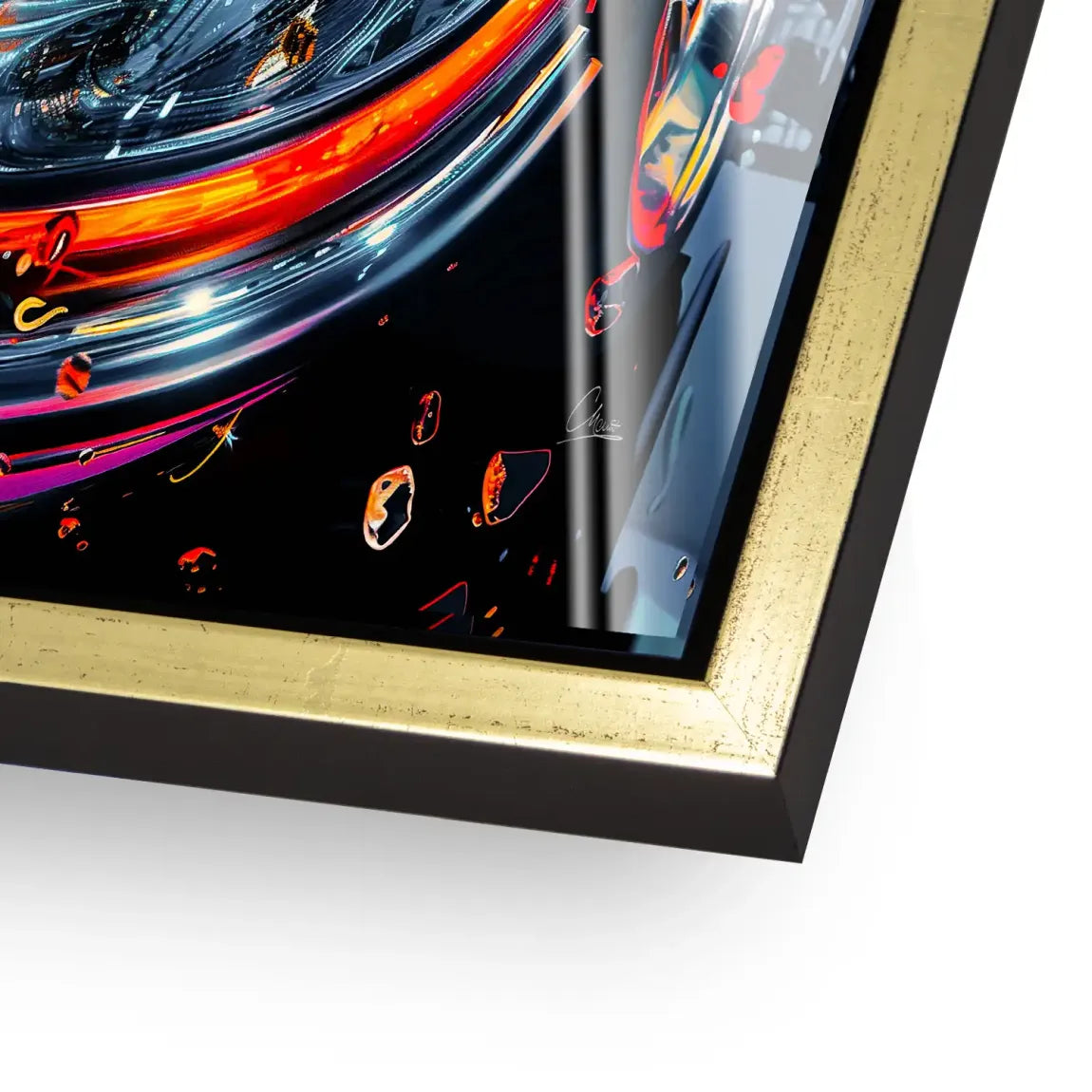 Vivid Motion 911 Porsche Acrylglasbild