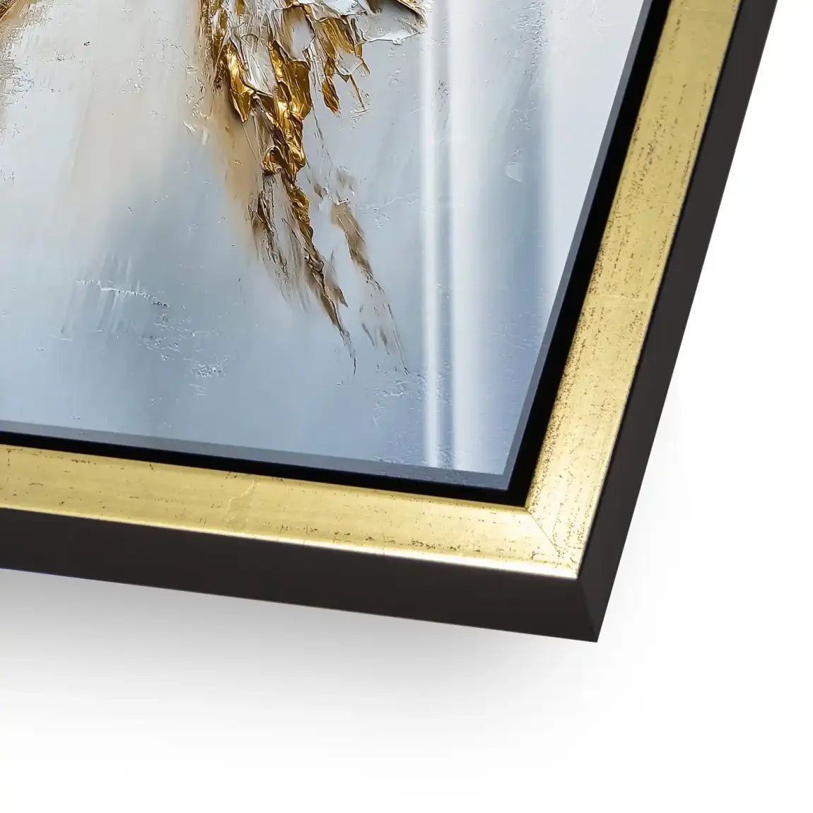 Schmetterling Gold Style Acrylglasbild INGALERIE