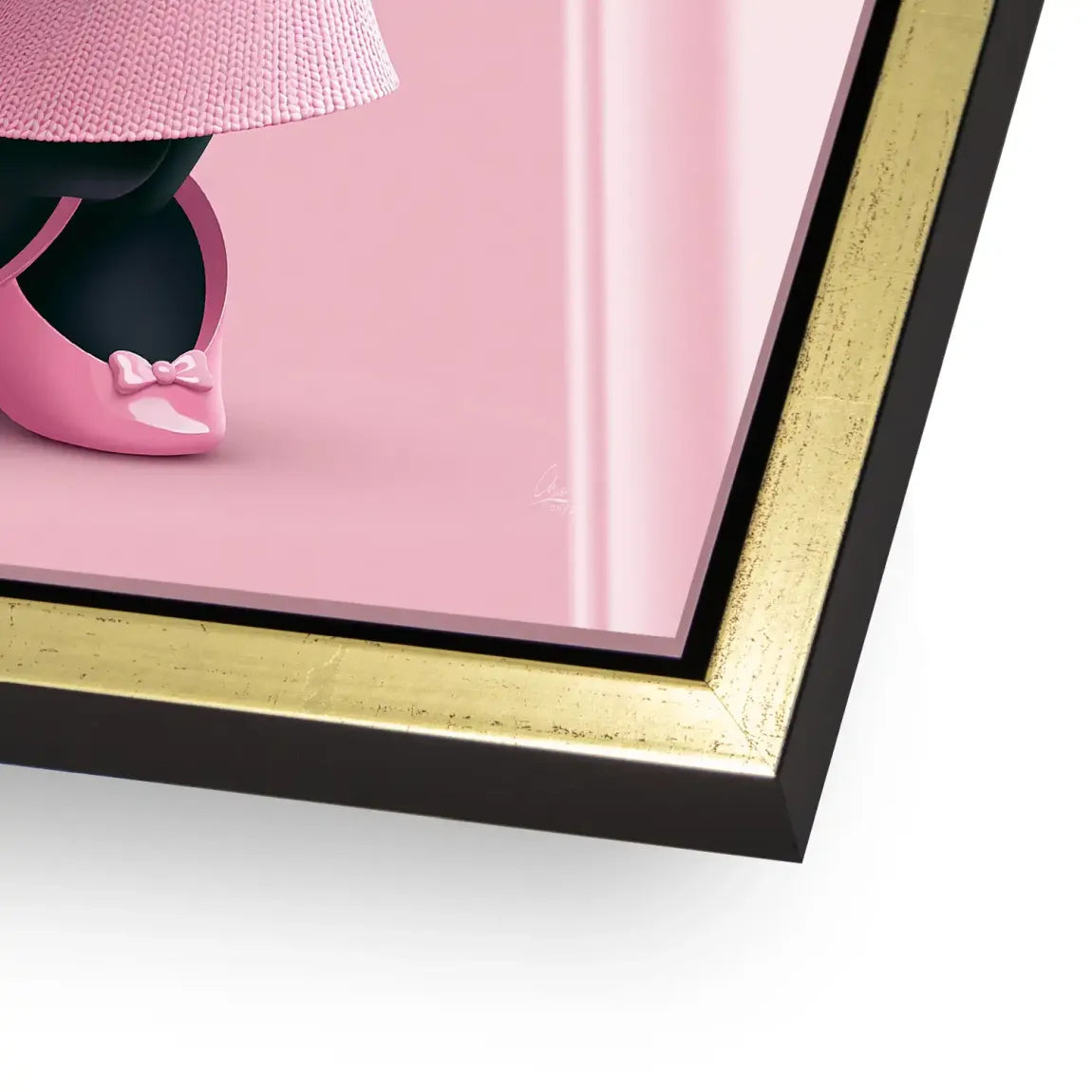Minnie Rosé Chic Acrylglasbild