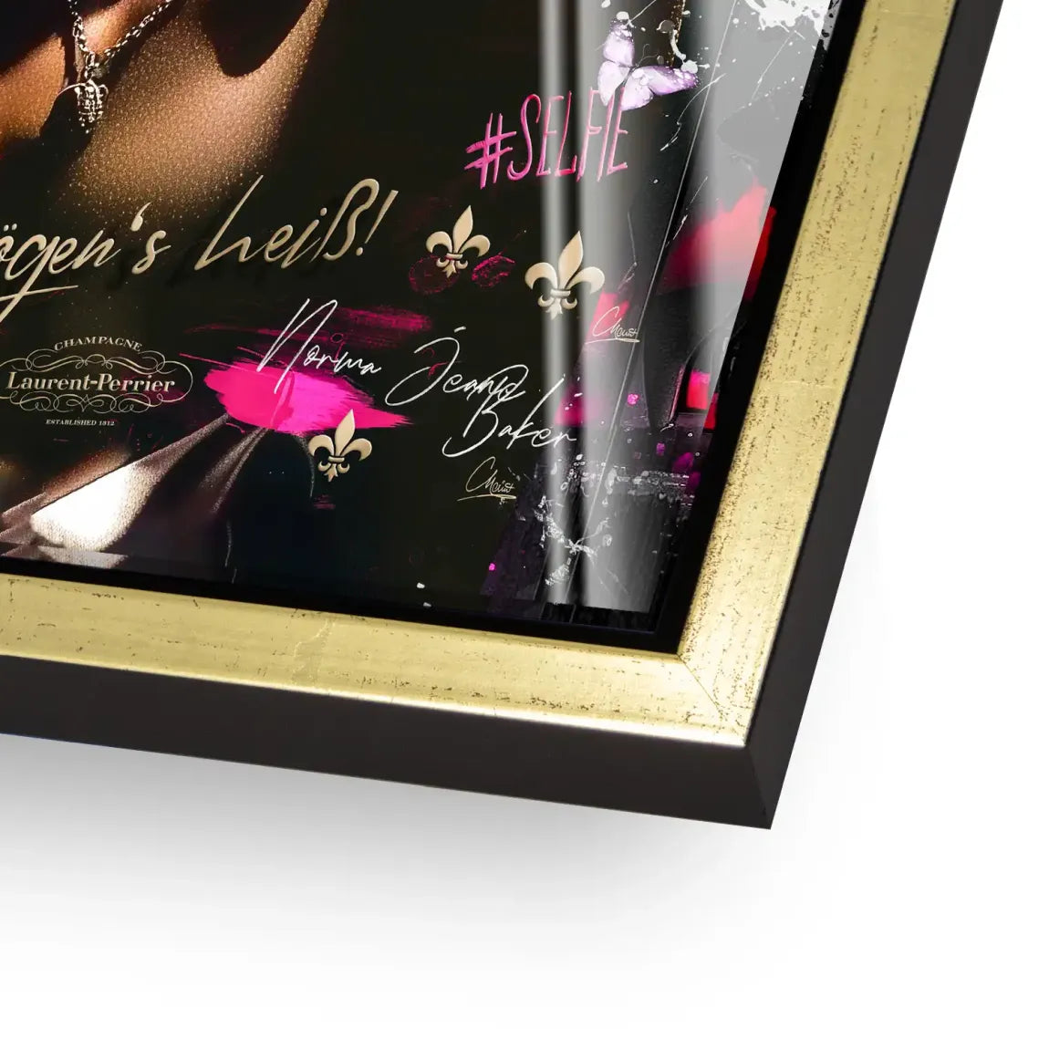 Pop Glam Marilyn Monroe Acrylglasbild