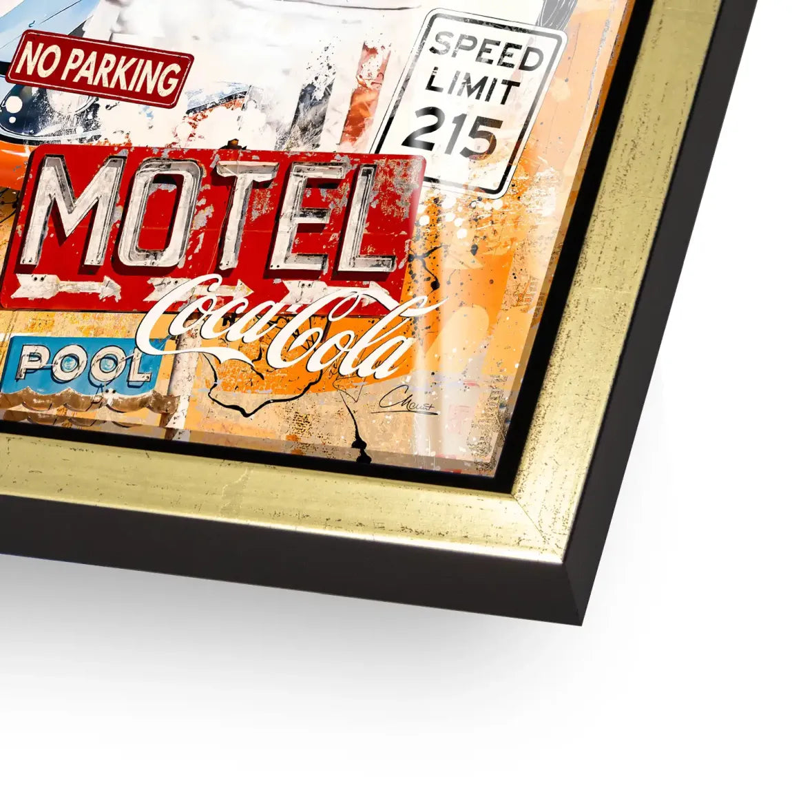 Steve McQueen Gasoline Spirit Acrylglasbild