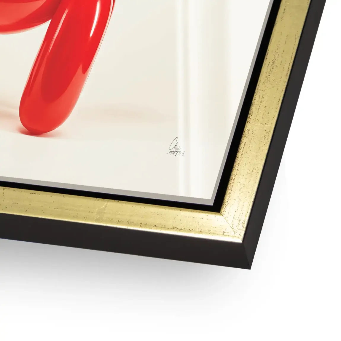 Ballonhund Couture Acrylglasbild