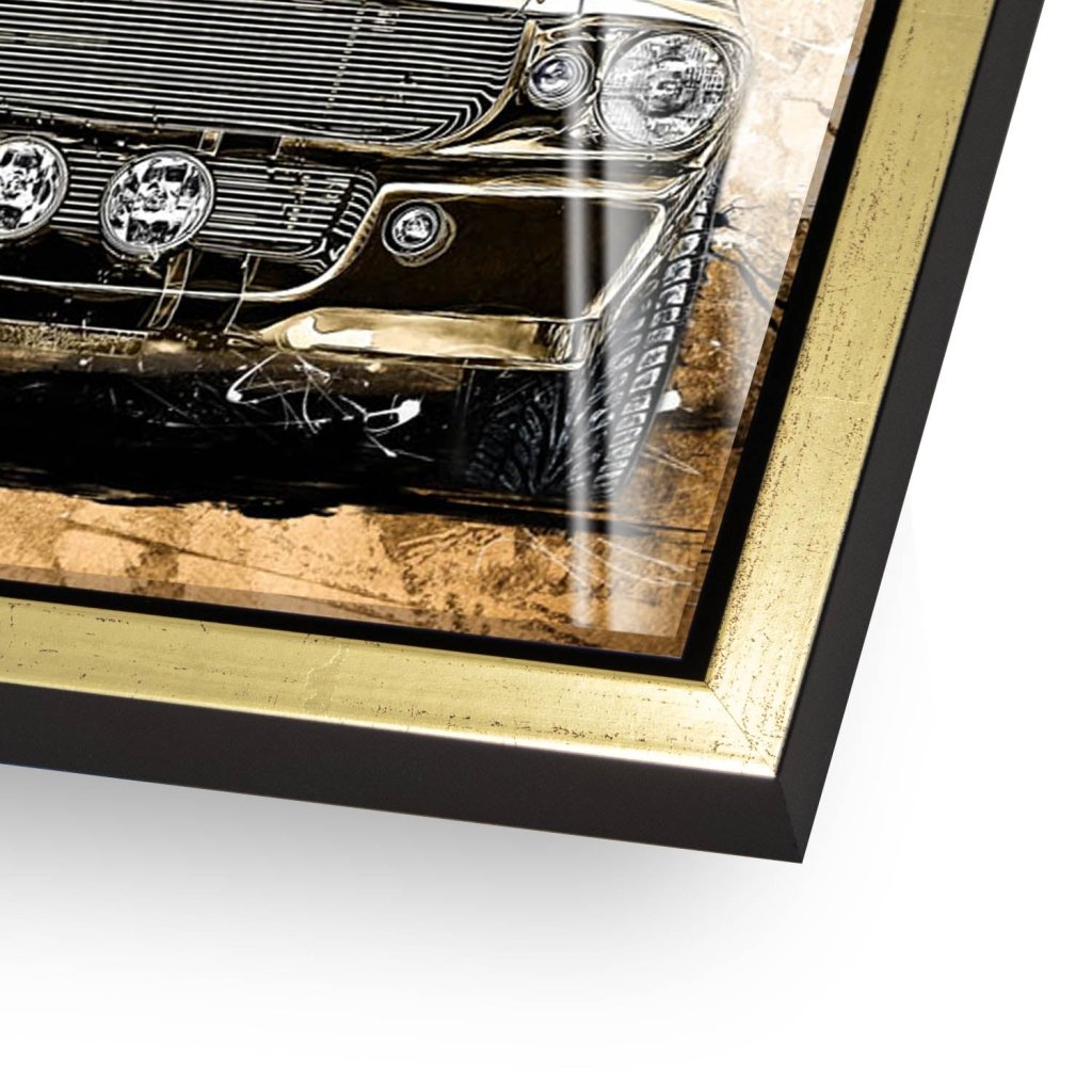 Ford Mustang Pop Art Retro Style Acrylglas Bild INGALERIE