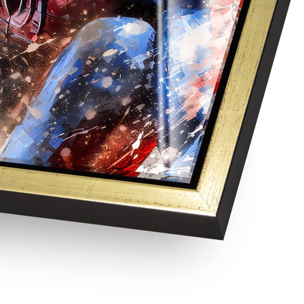 Pop Art Acrylglas Bild Spiderman Abstrakt INGALERIE