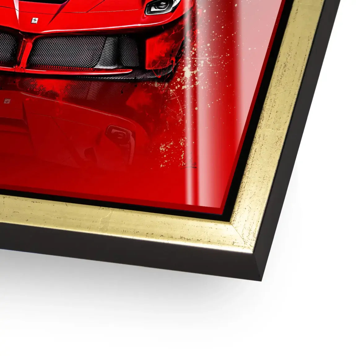 Red Prestige Ferrari Acrylglasbild