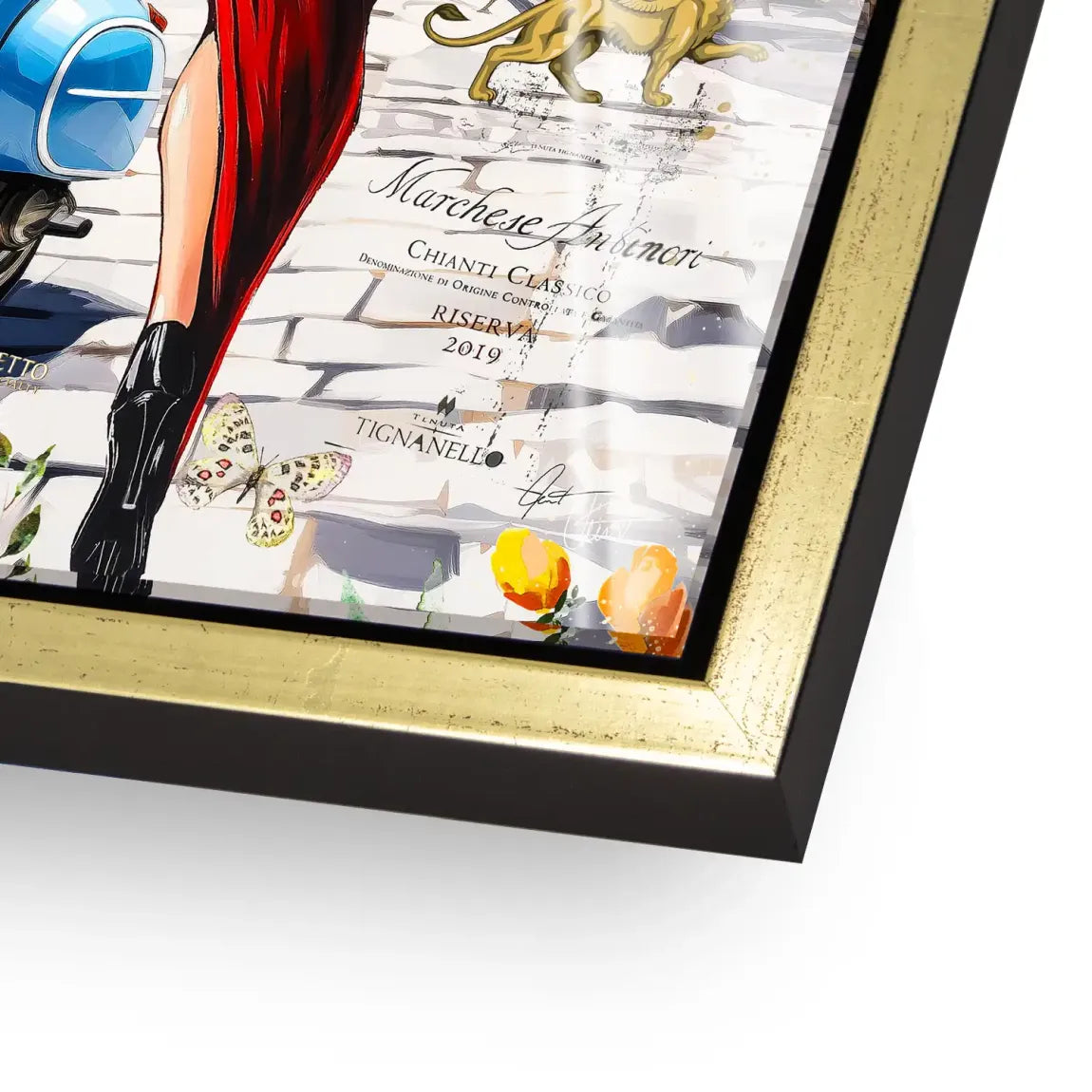 Chianti Gasse Acrylglasbild INGALERIE