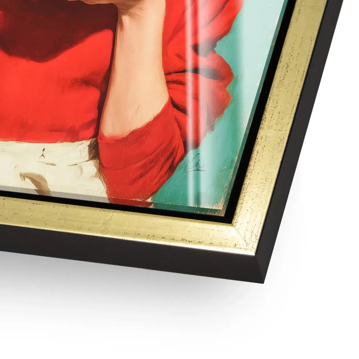 Audrey Hepburn Pasta Moments Acrylglasbild