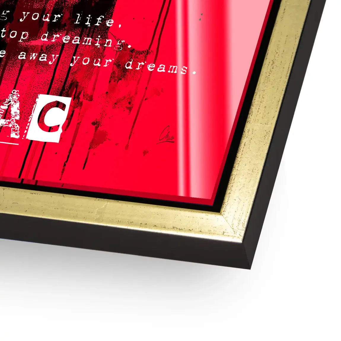 Red Legend Acrylglasbild