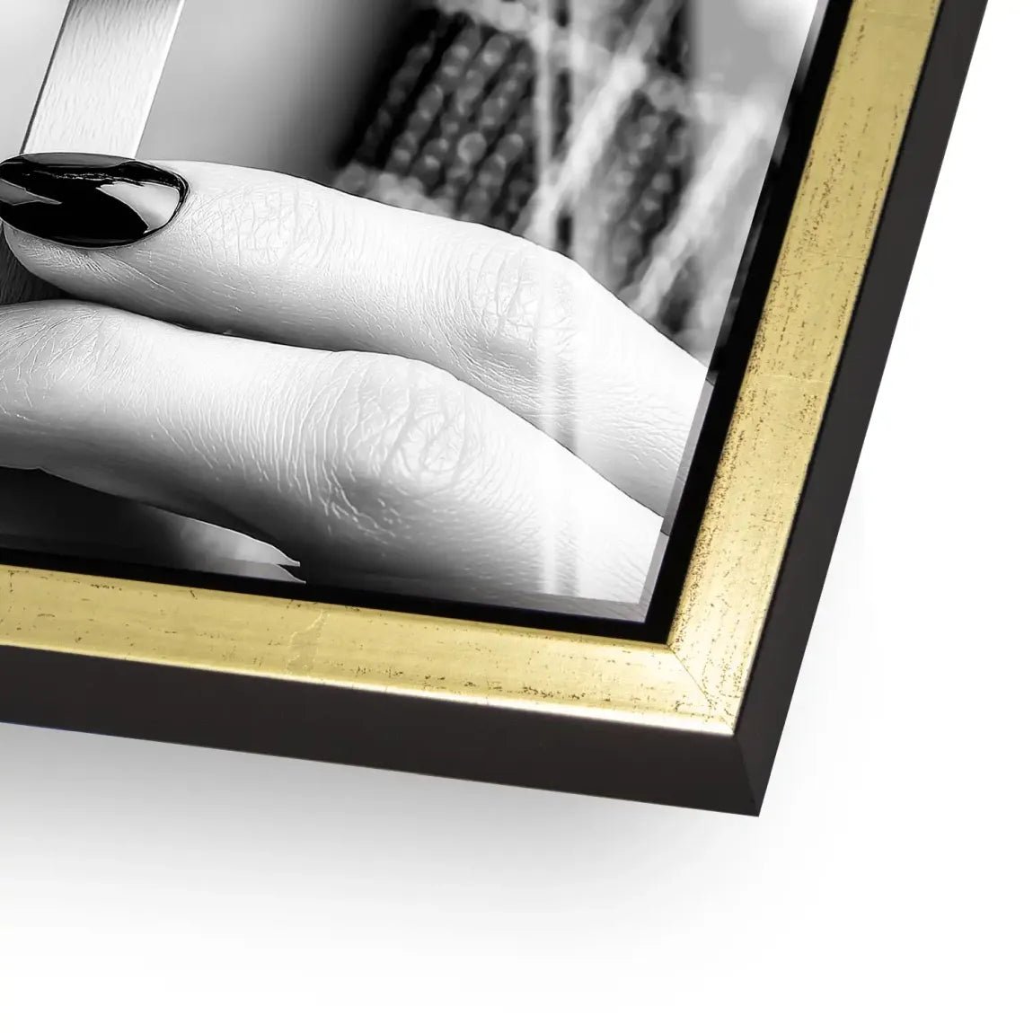 Noir Ice Couture Chanel Acrylglasbild