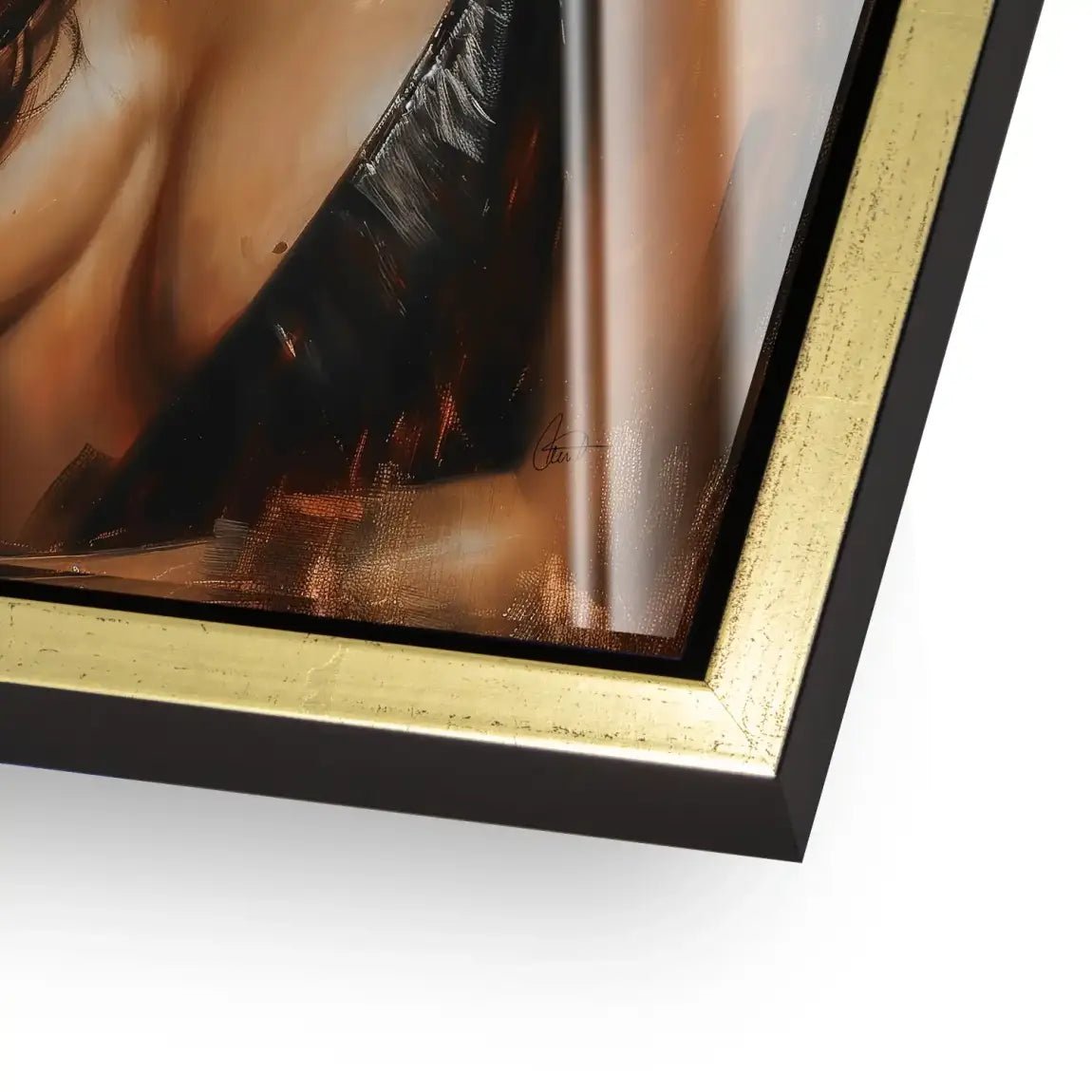 Smoking Girl Acrylglasbild INGALERIE