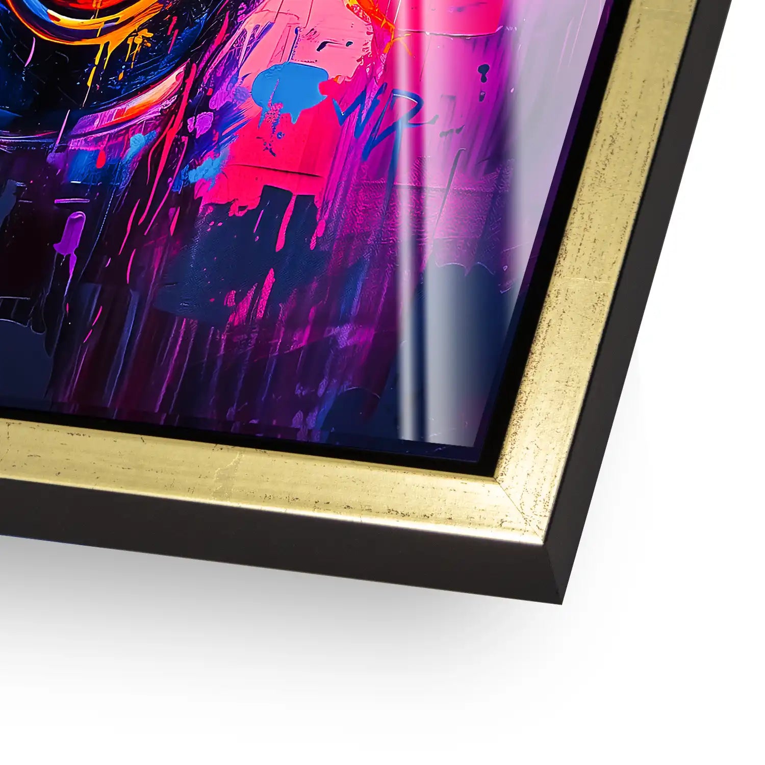 Minnie Abstrakt Paint Acrylglas Bild INGALERIE
