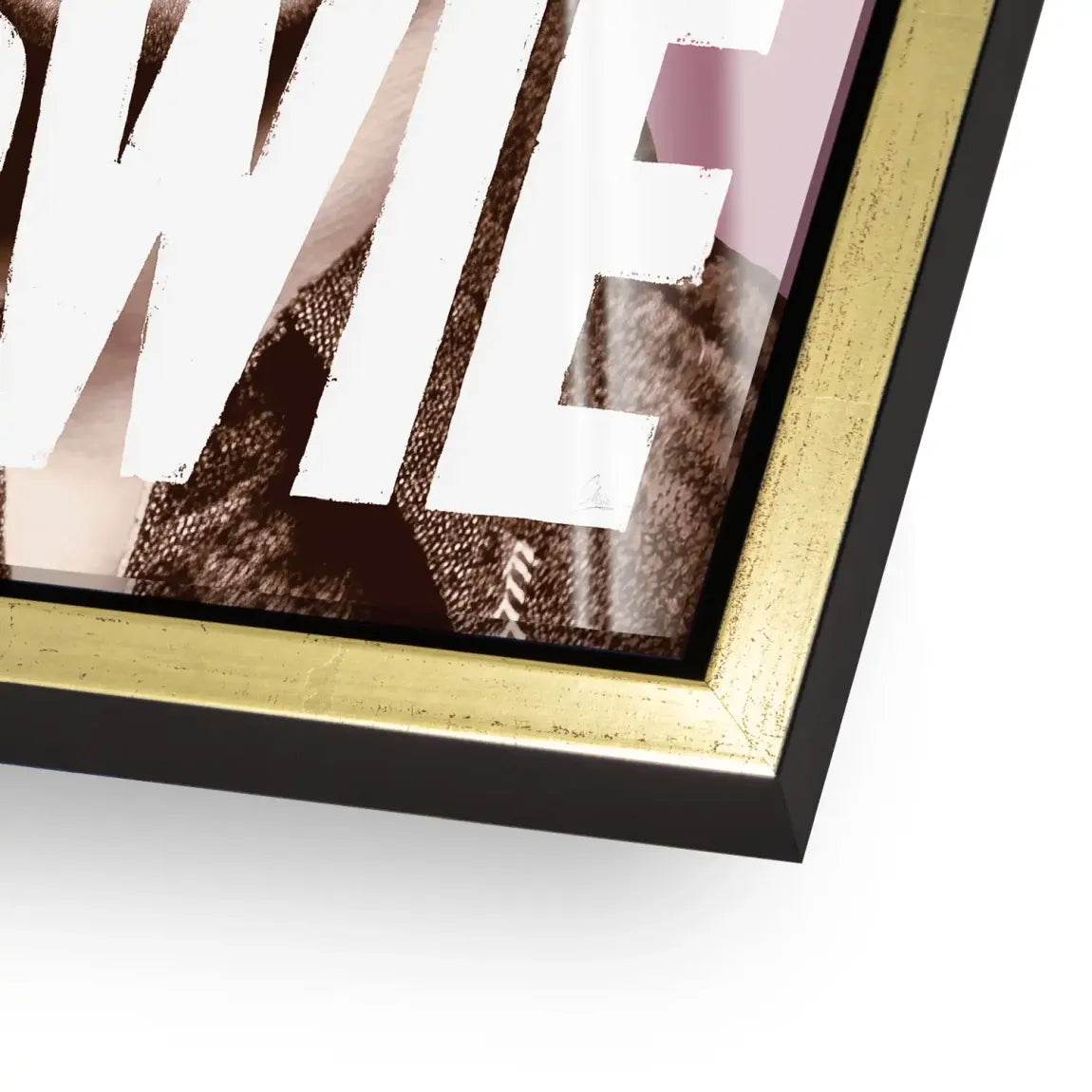 Starman Portrait Bowie Acrylglasbild