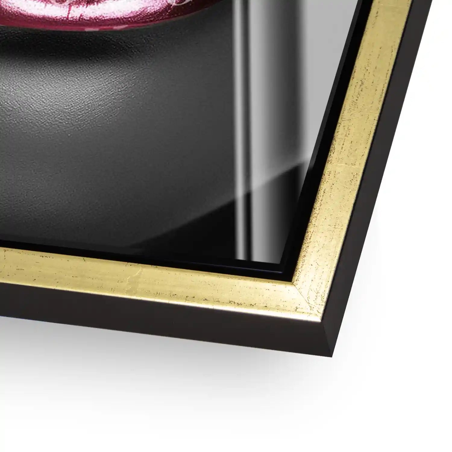 Vuitton Pink Lips Acrylglas Bild INGALERIE