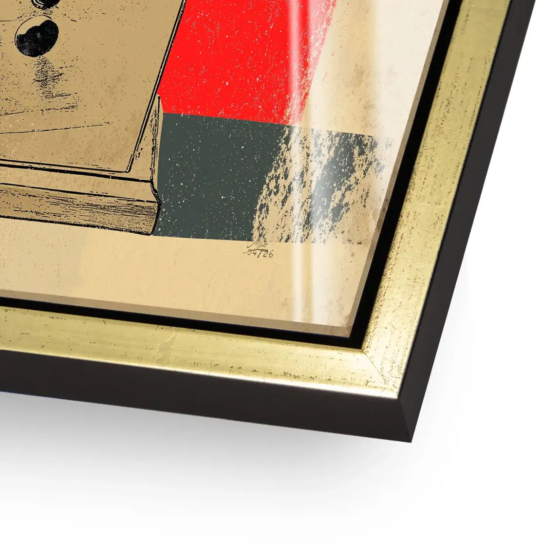 Eduscho Kaffeemühle Acrylglasbild