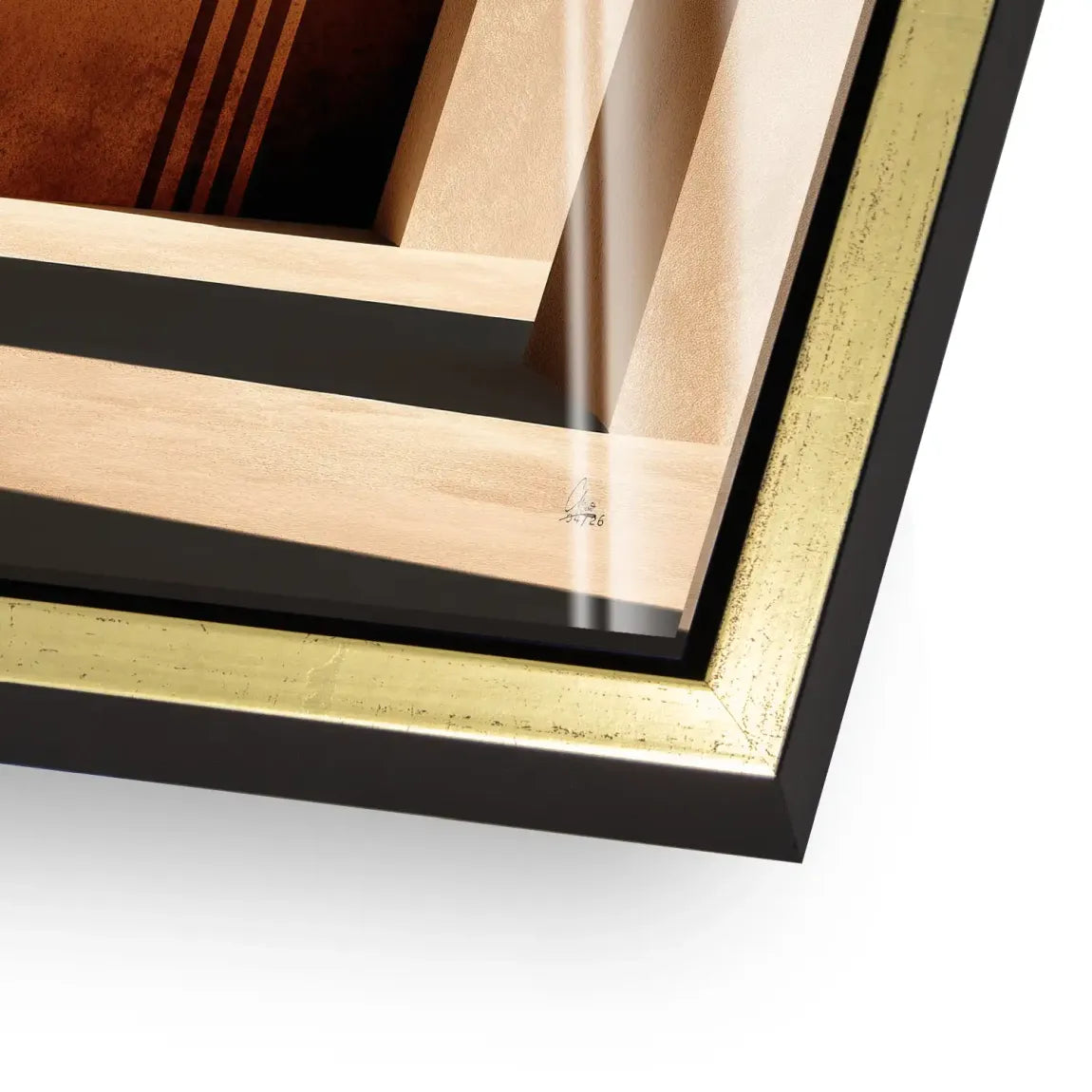 Sonnenbogen Architektur Acrylglasbild