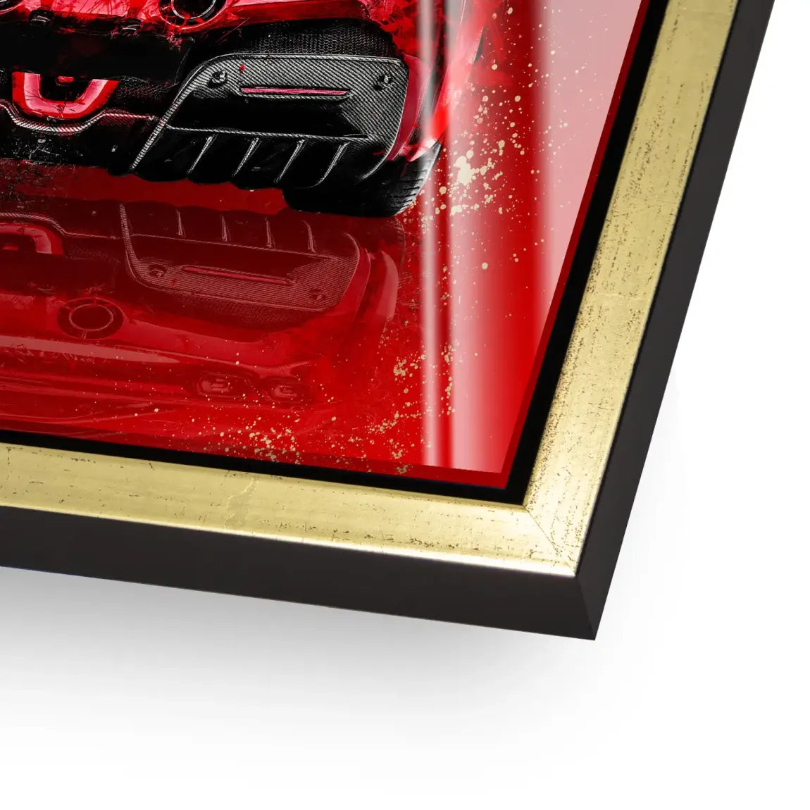 Ferrari Red Art Acrylglasbild