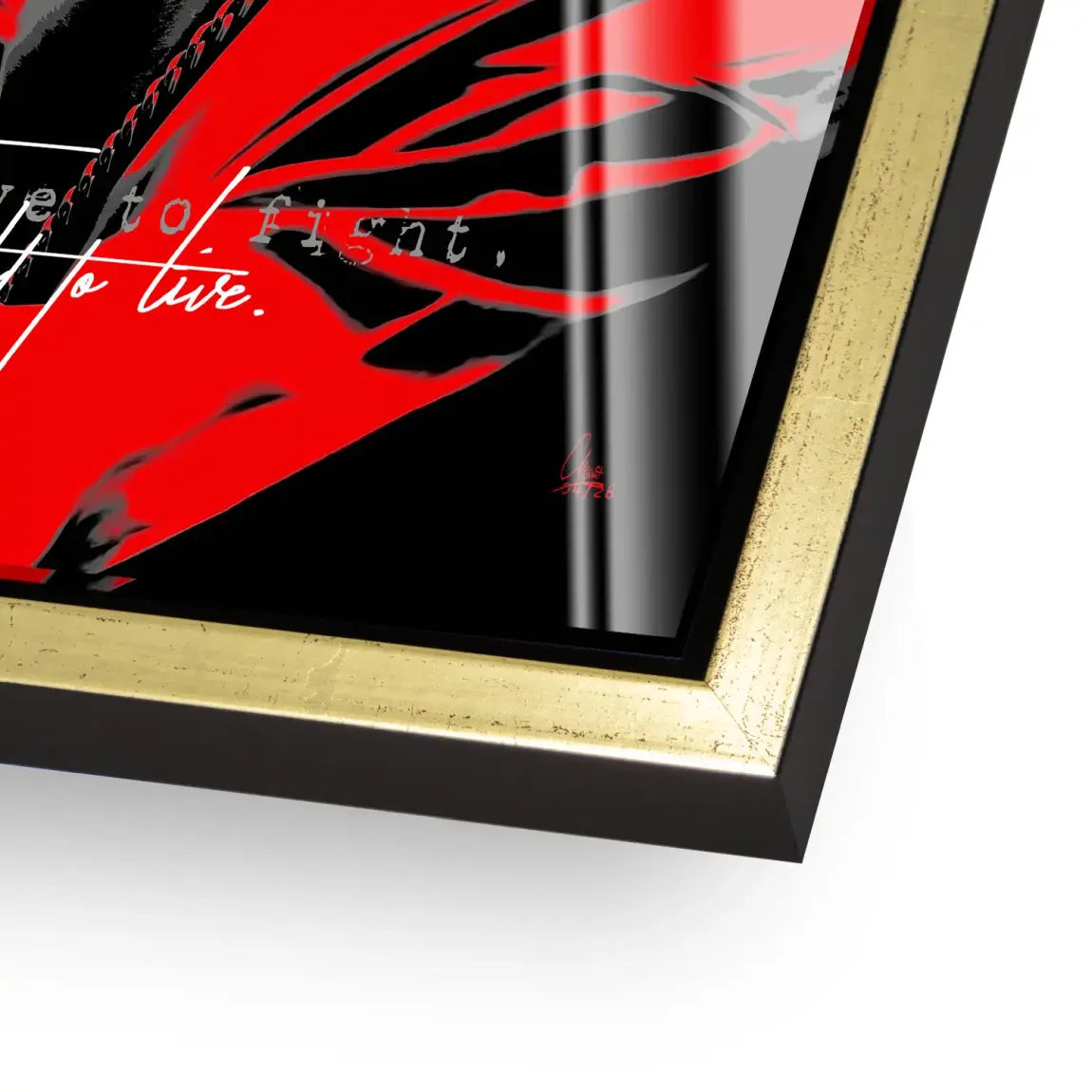 Tupac Fight Acrylglasbild