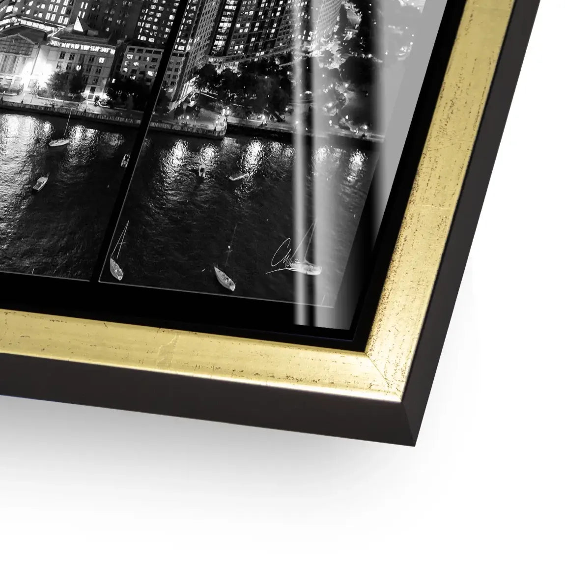City Lights New York Acrylglasbild