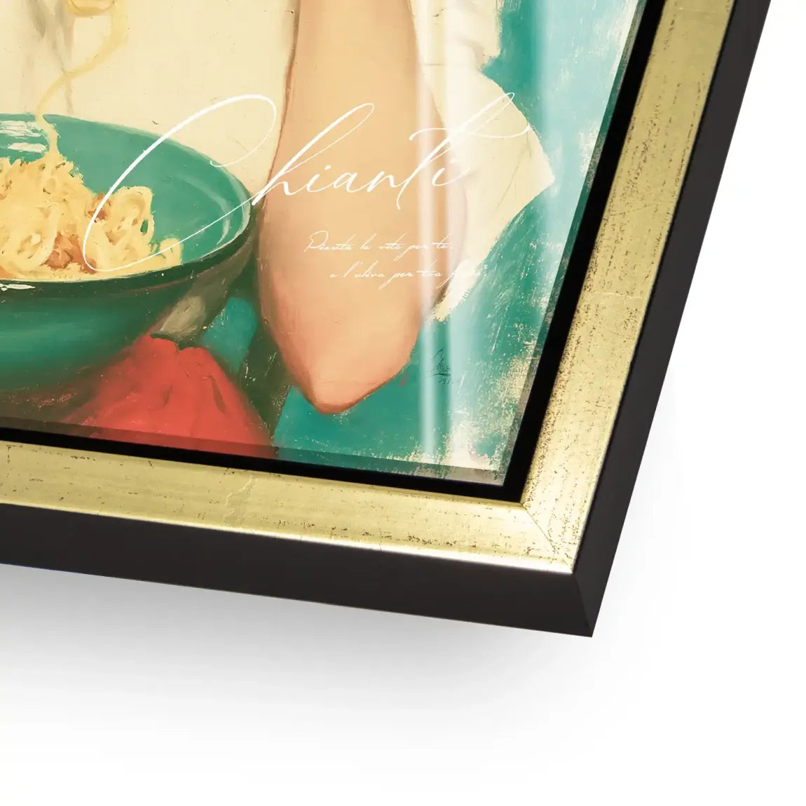 Marilyn Monroe Pasta Acrylglasbild