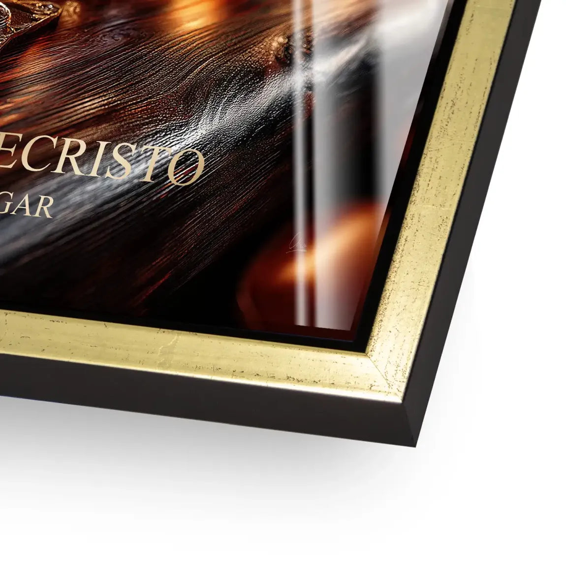 Amber Delight Cognac Acrylglasbild