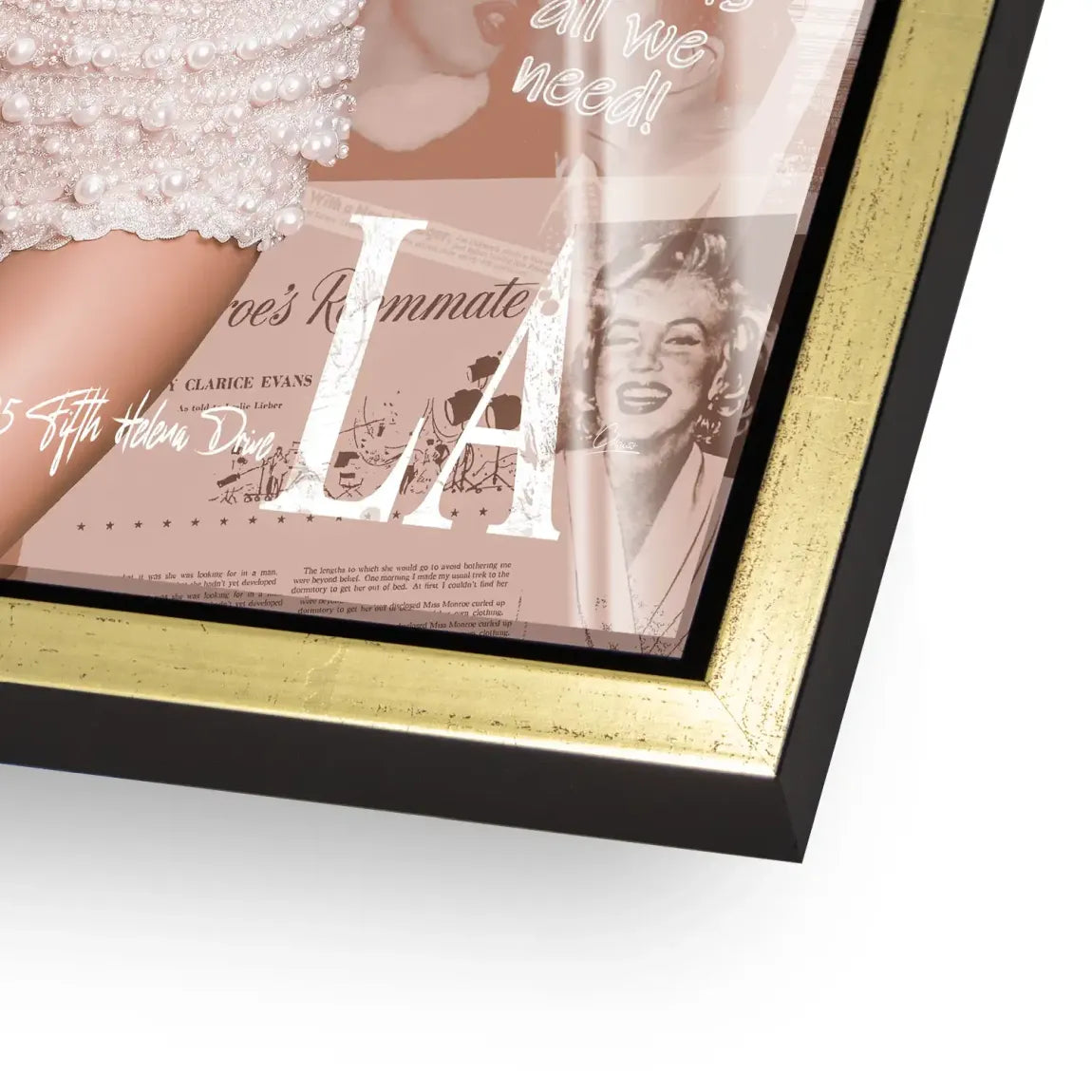 Hollywood Glam Marilyn Acrylglasbild