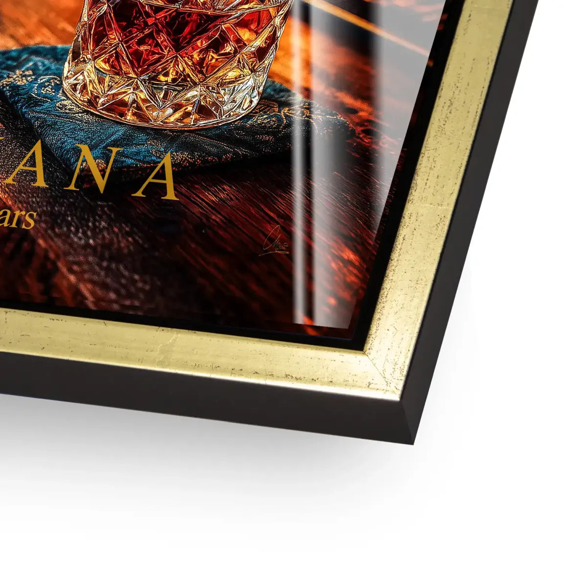 Havana Nights Whisky Acrylglasbild