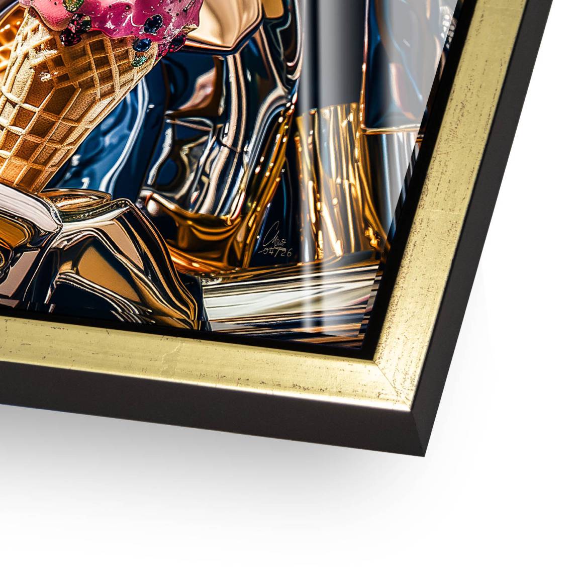 Stormtrooper Gold Acrylglasbild