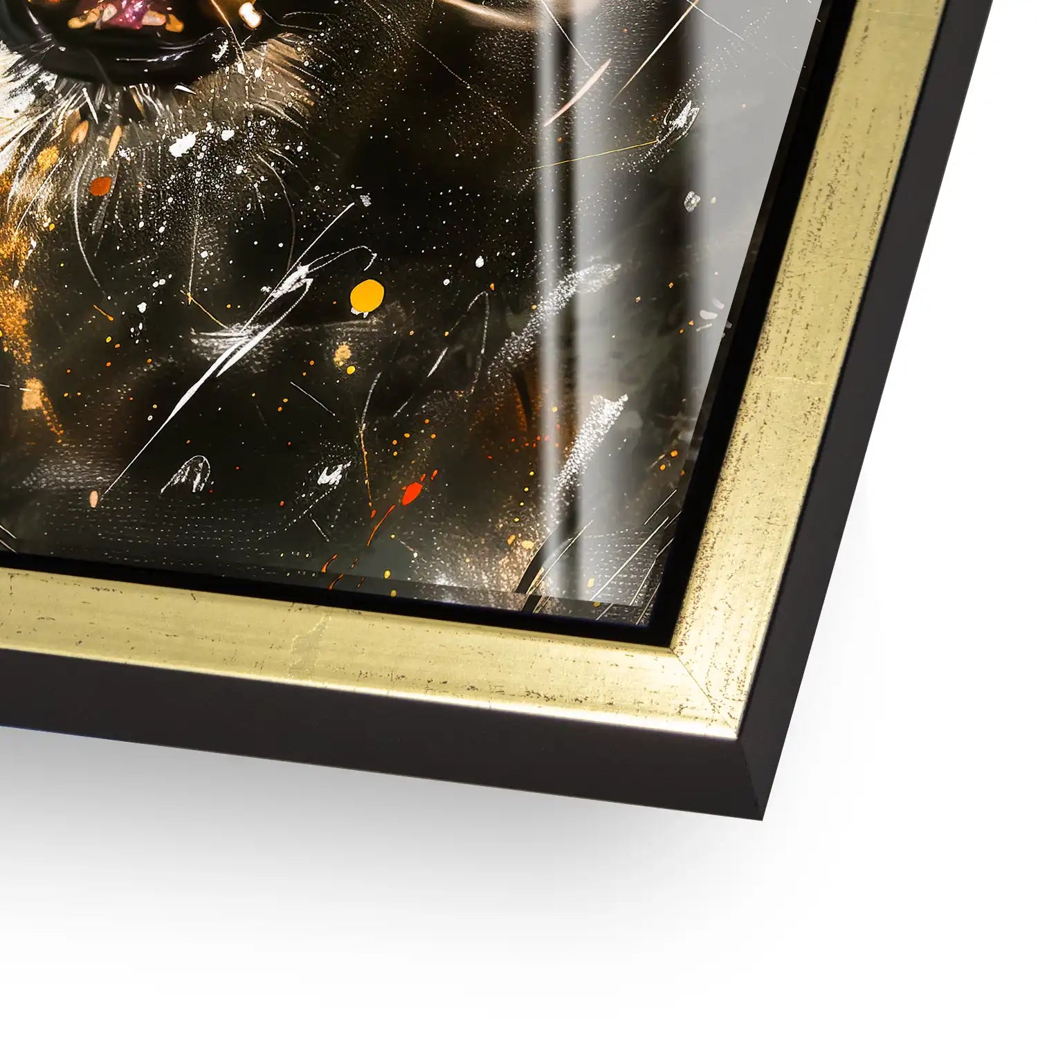 Tiger Abstrakt Acrylglas Bild INGALERIE