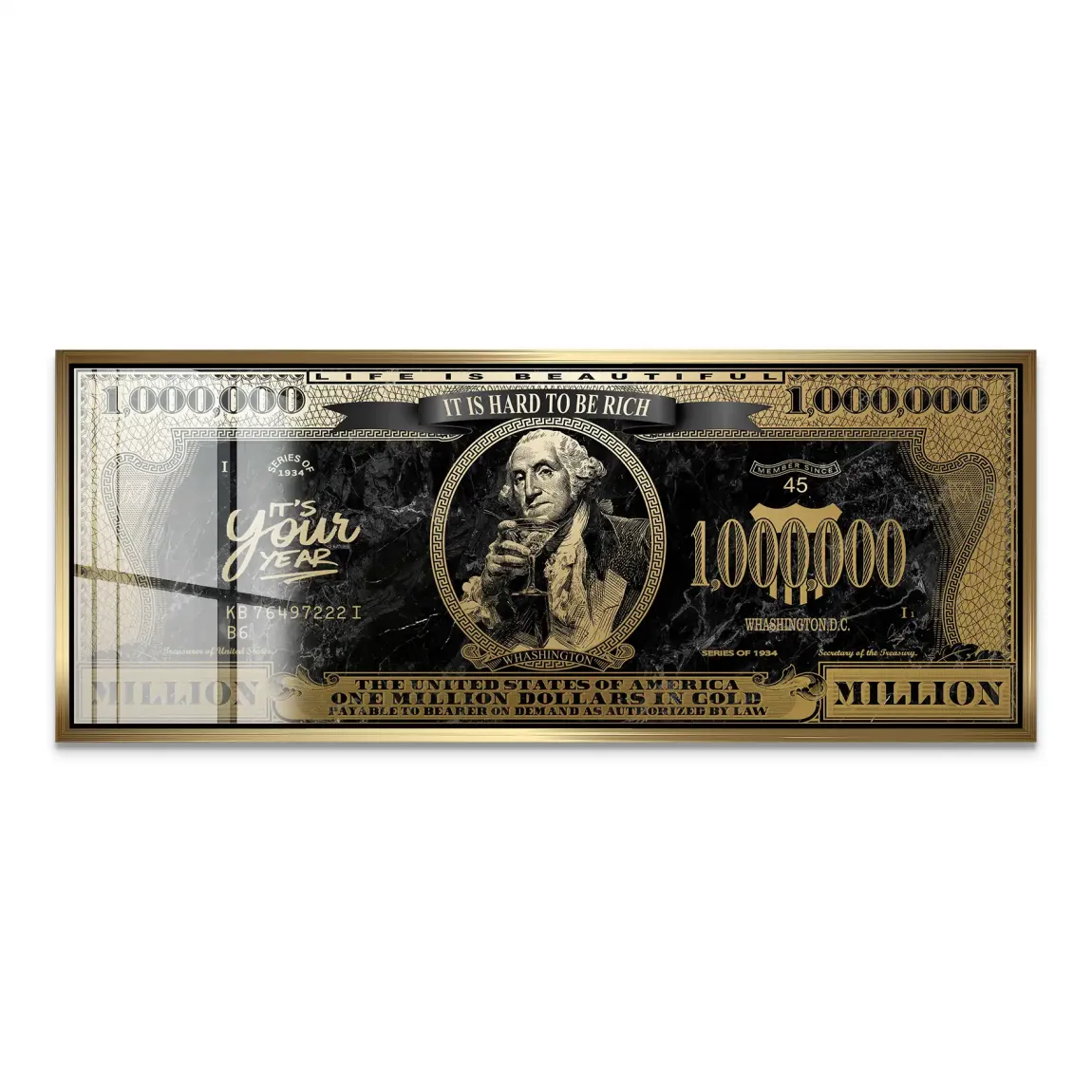 Million Vision George Washington Acrylglas Bild