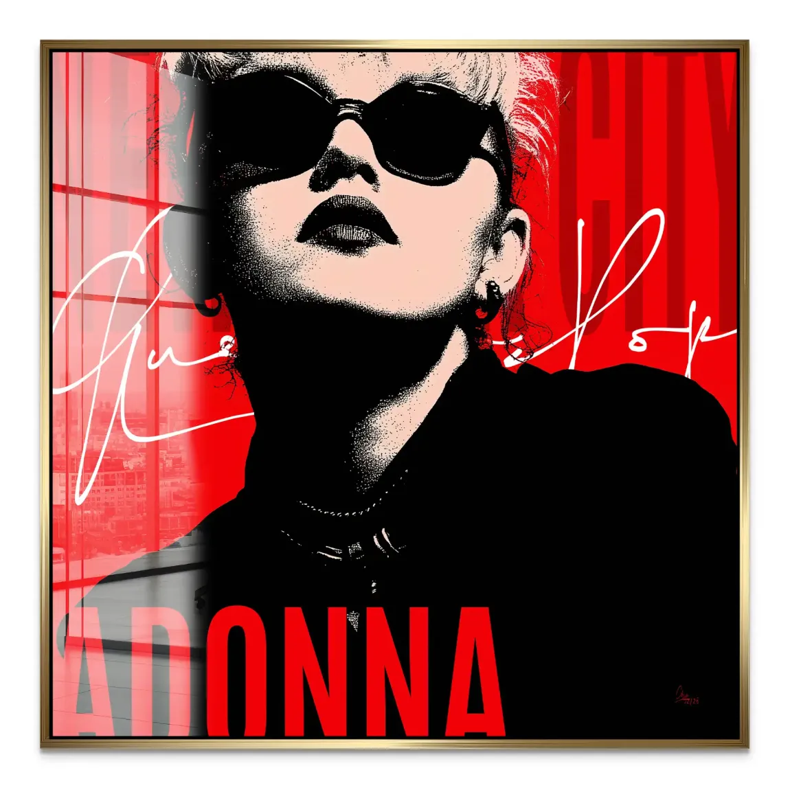 Madonna Pop Acrylglas Bild
