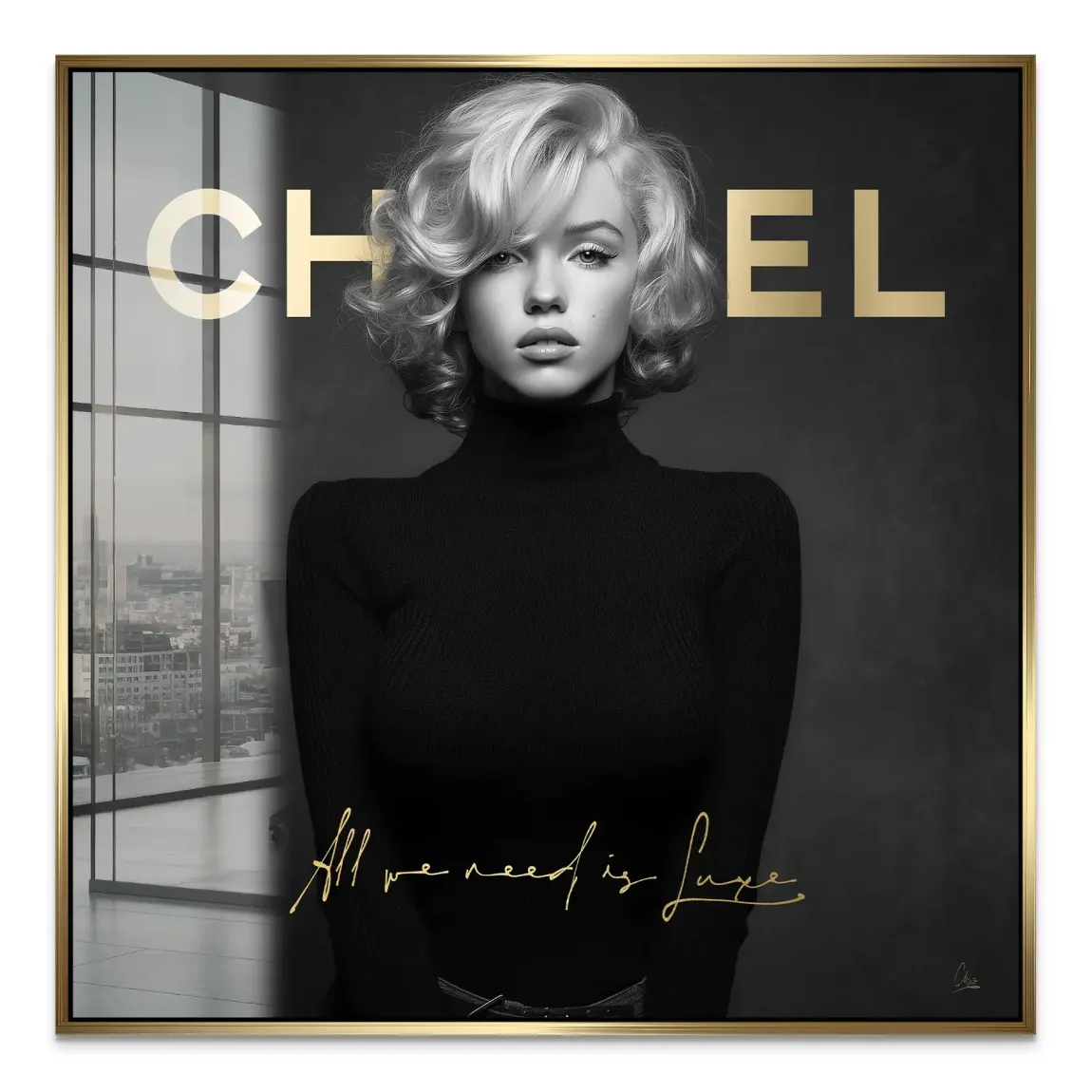 Marilyn Luxe Art Acrylglas Bild