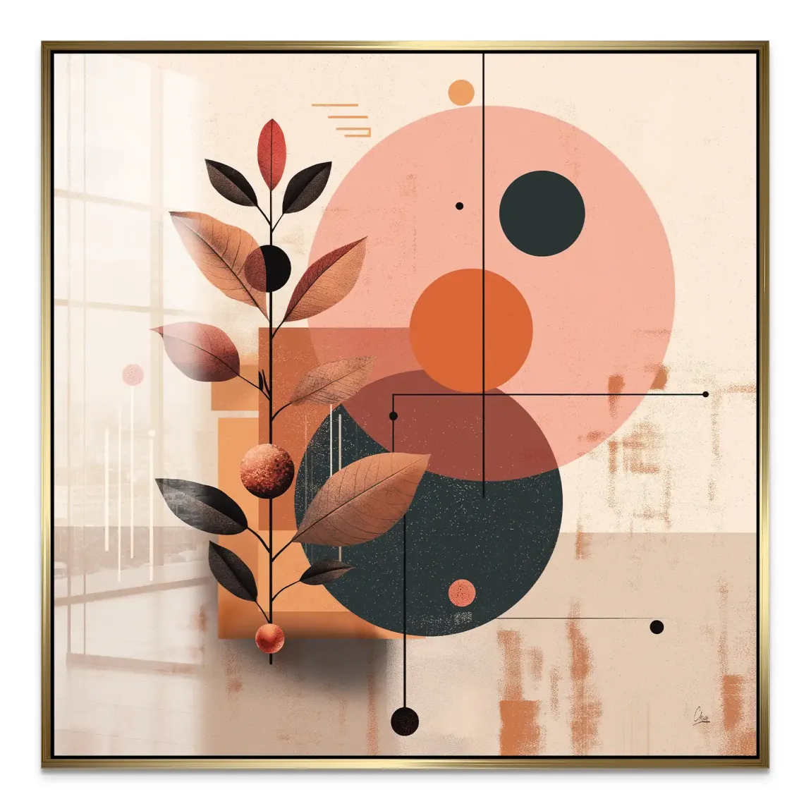 Terra Balance Acrylglas Bild