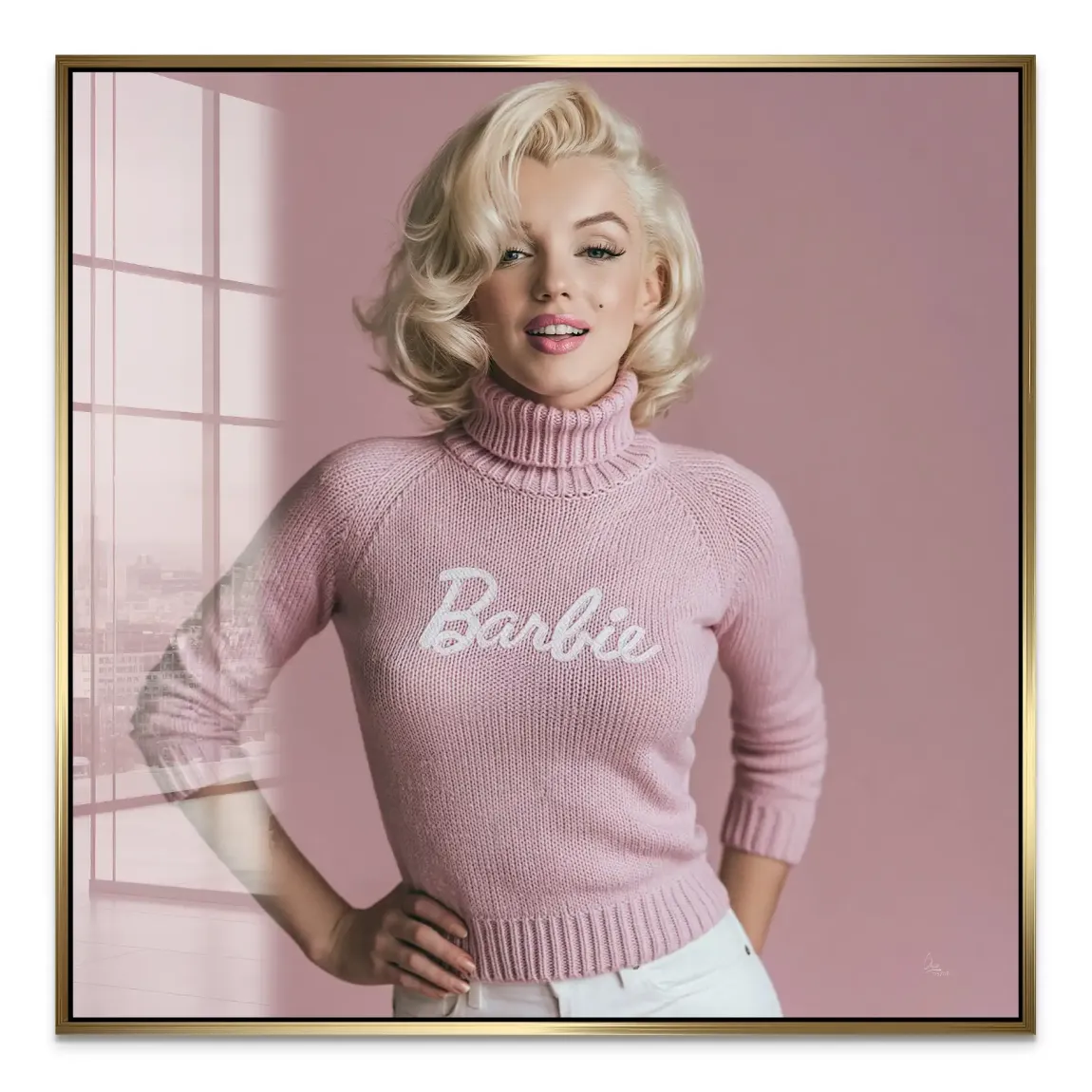 Marilyn Monroe Barbie Acrylglasbild