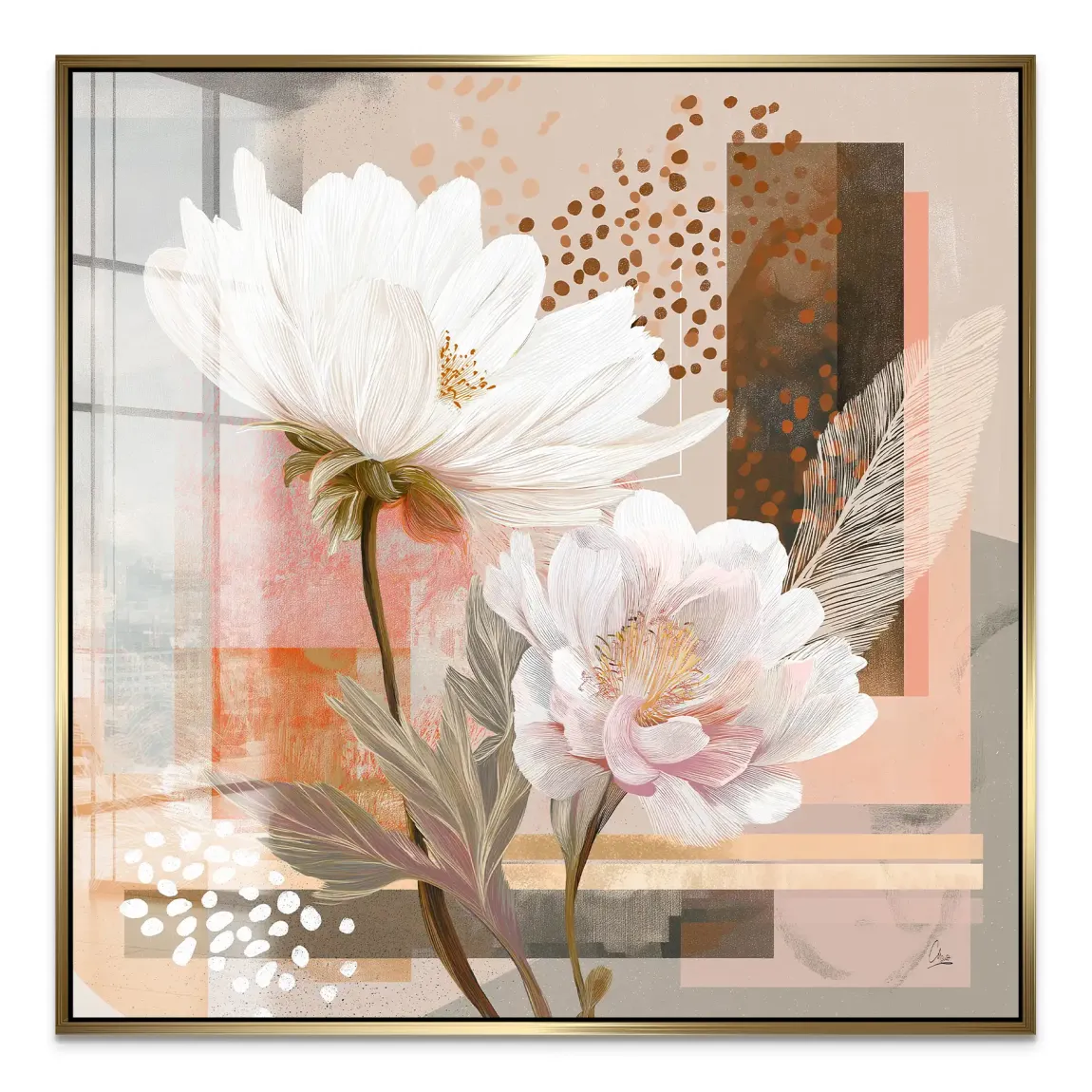 Soft Bloom Acrylglas Bild