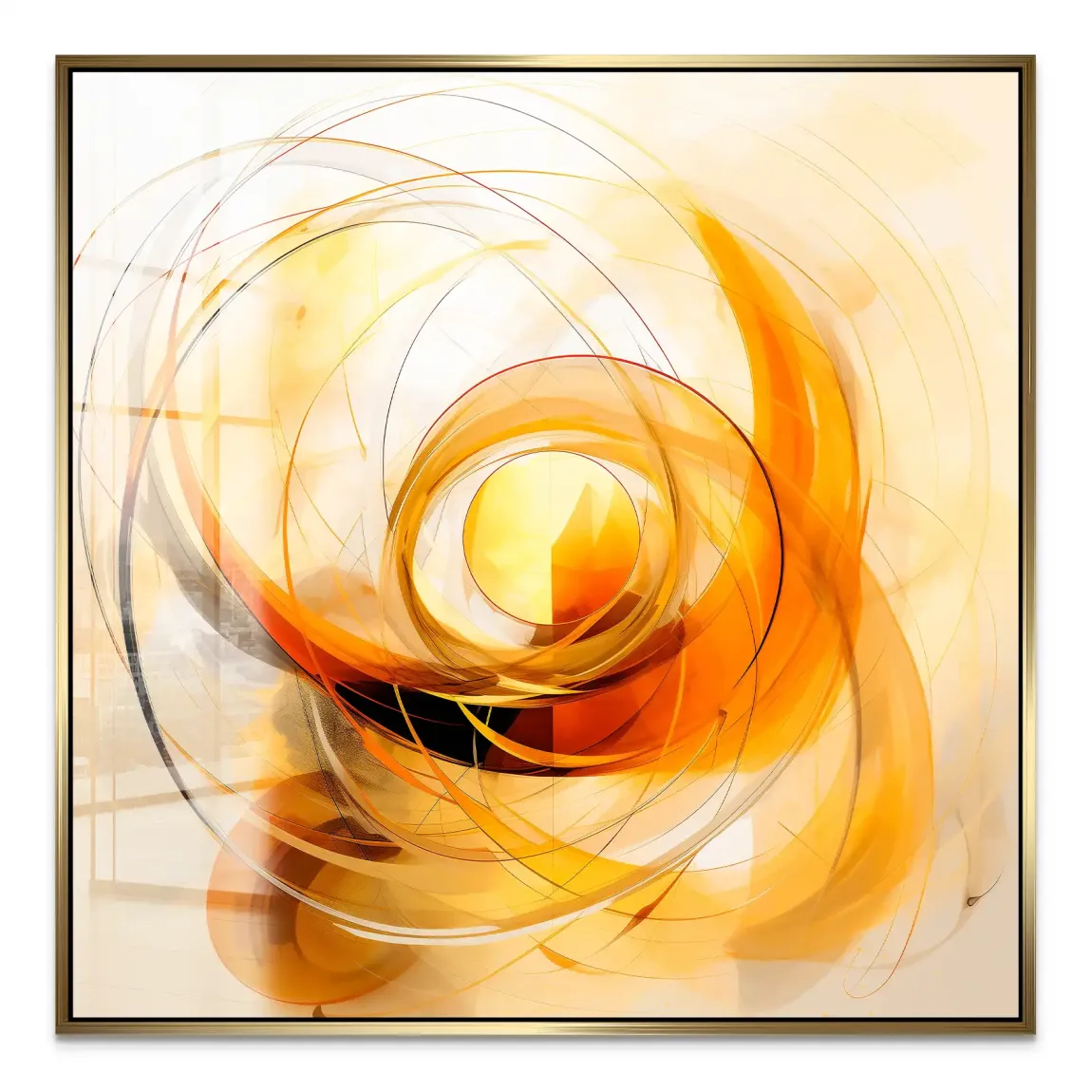 Sonnenwirbel – Energie im Fluss Acrylglas Bild INGALERIE
