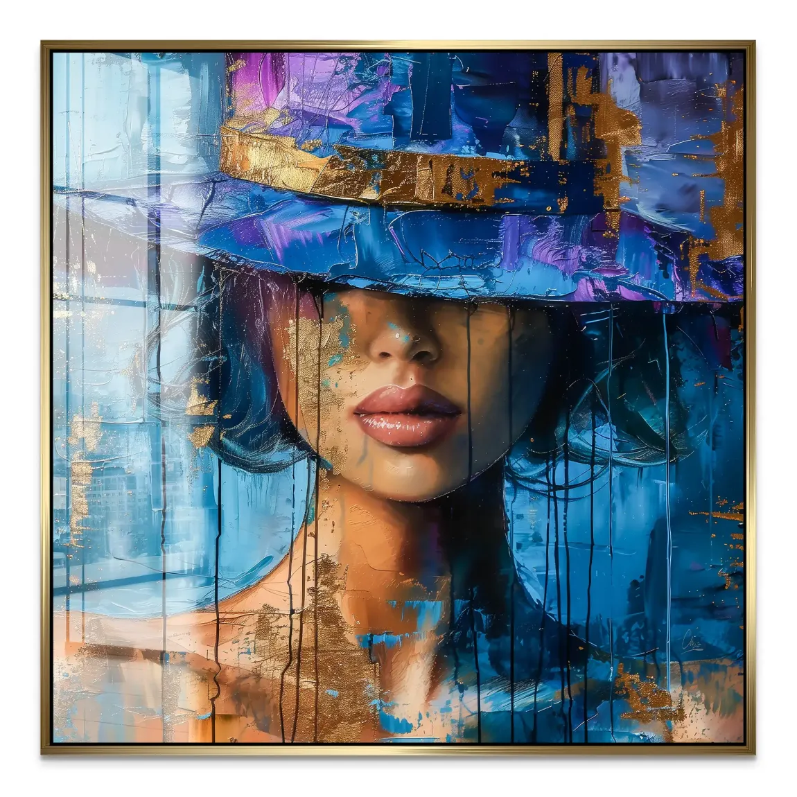 Blue Mystery Acrylglas Bild