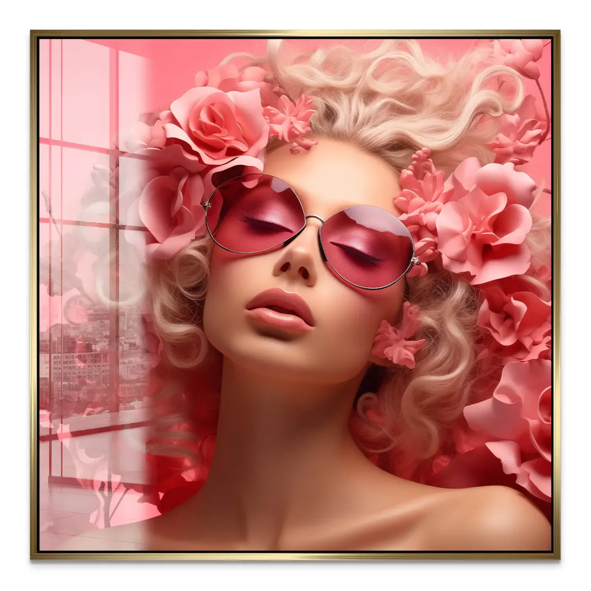 Pink Mirage Acrylglas Bild