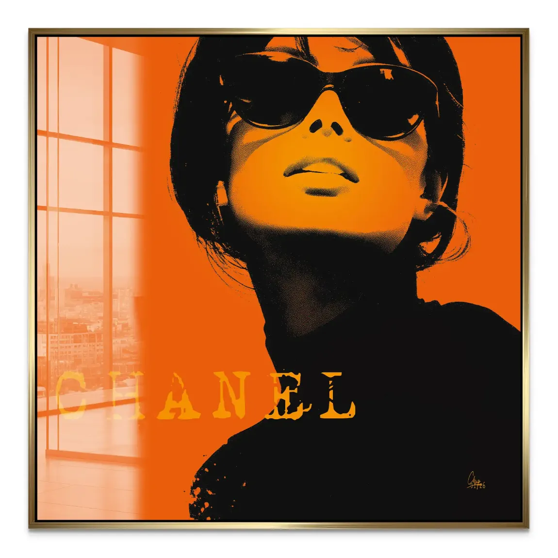 Chanel Glam Acrylglas Bild