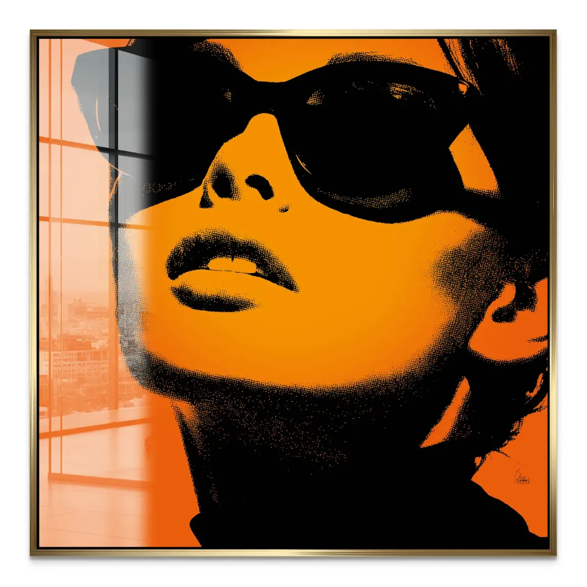 Amber Diva Acrylglas Bild