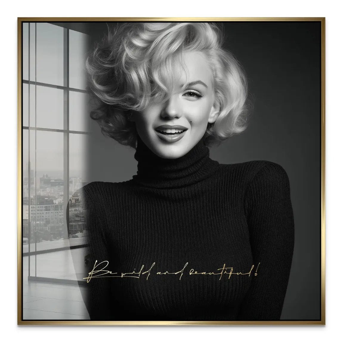 Marilyn Monroe Be Wild Acrylglasbild