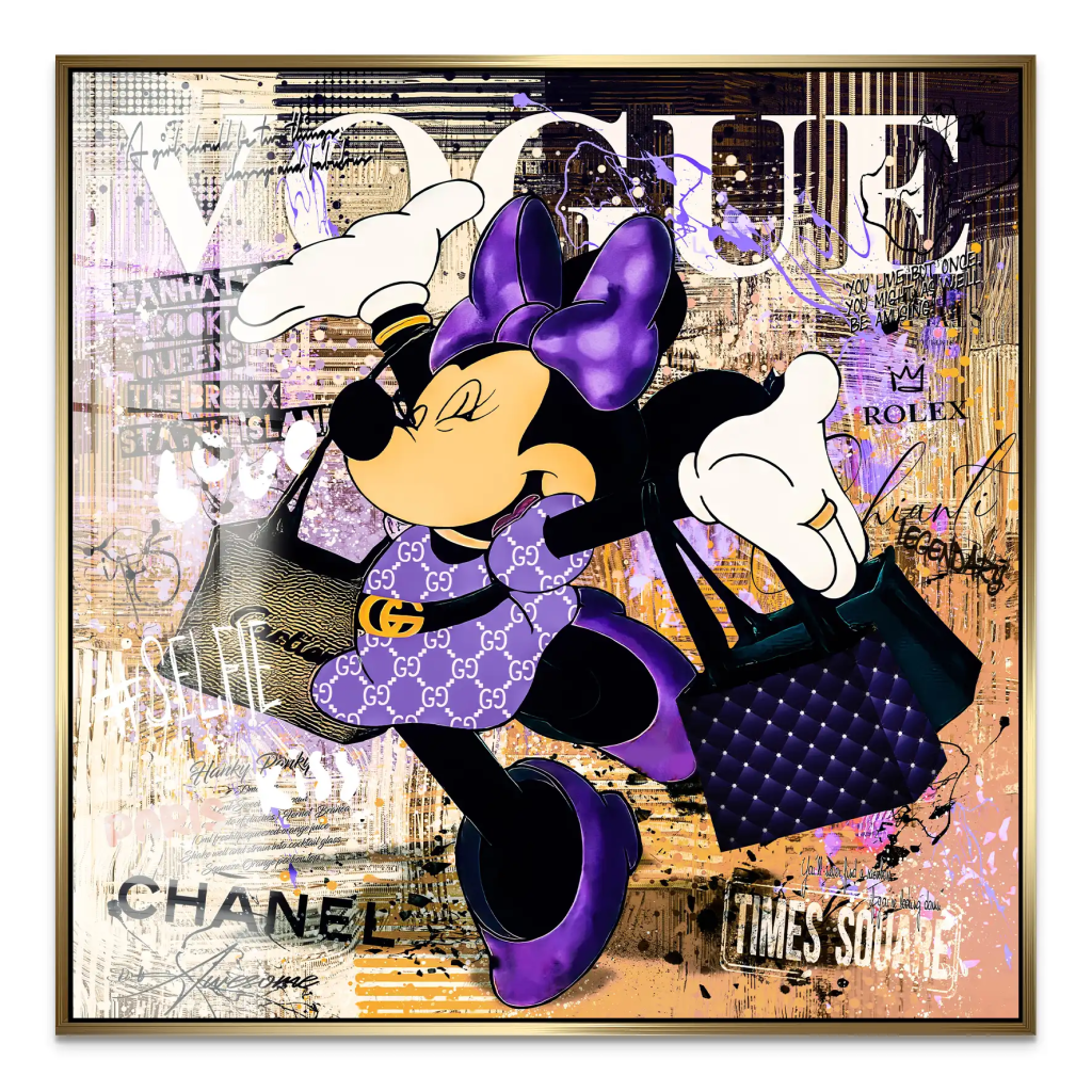 Minnie Vogue Acrylglas Bild INGALERIE