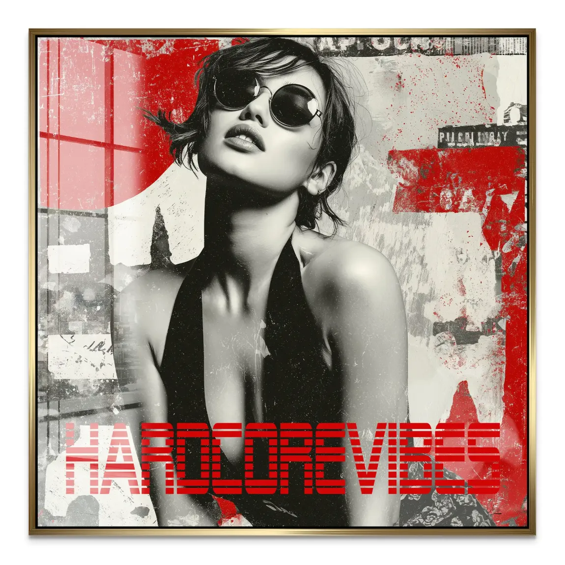 Hardcore Vibes Acrylglas Bild