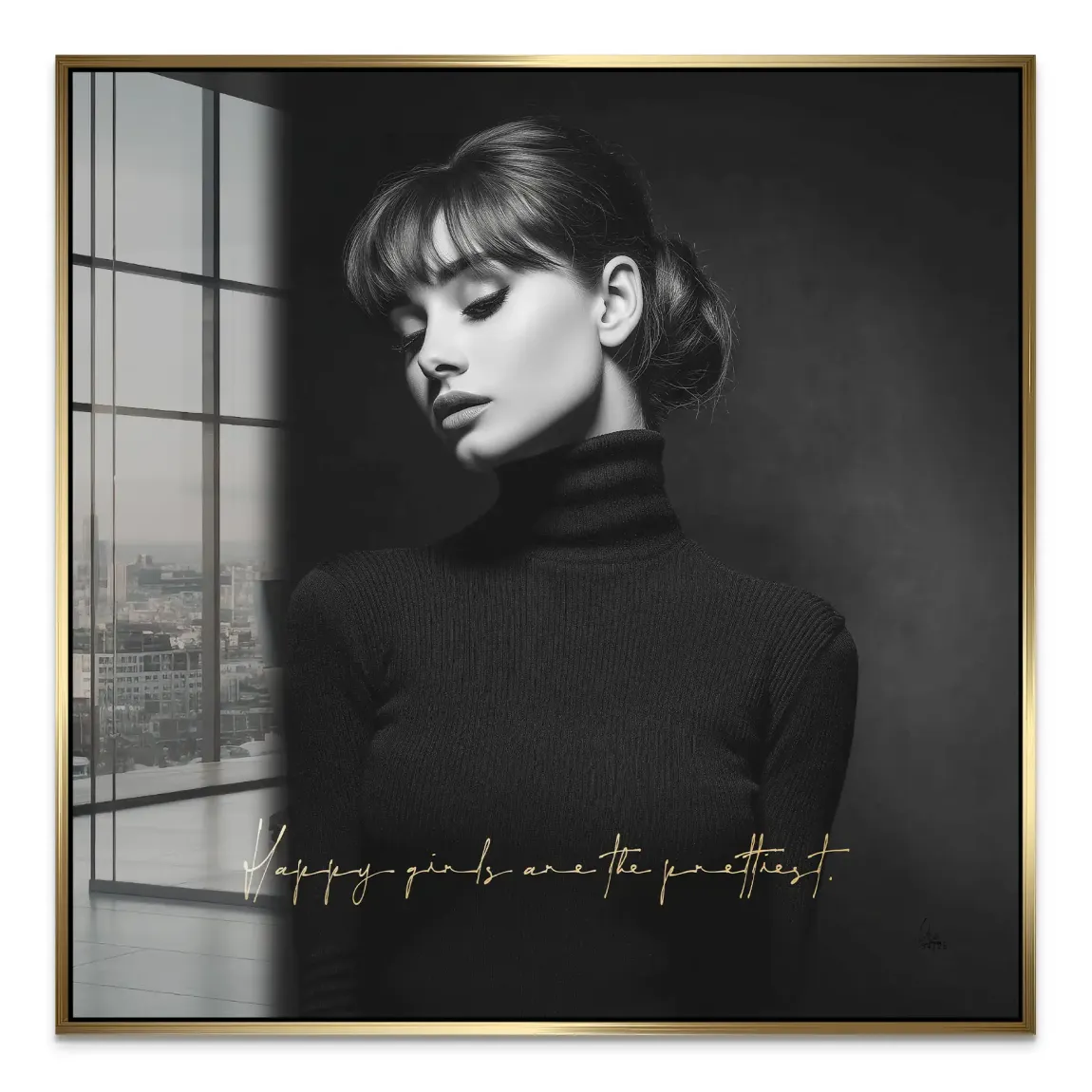 Audrey Hepburn Pretty Acrylglasbild