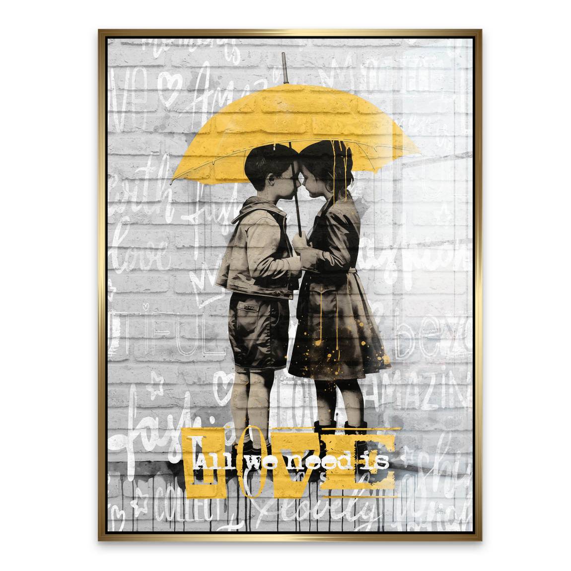 All We Need Acrylglasbild