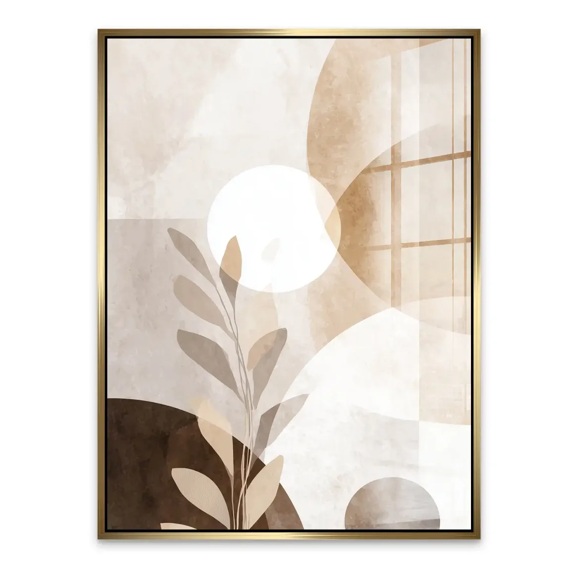 Natural Balance Abstrakt Acrylglasbild
