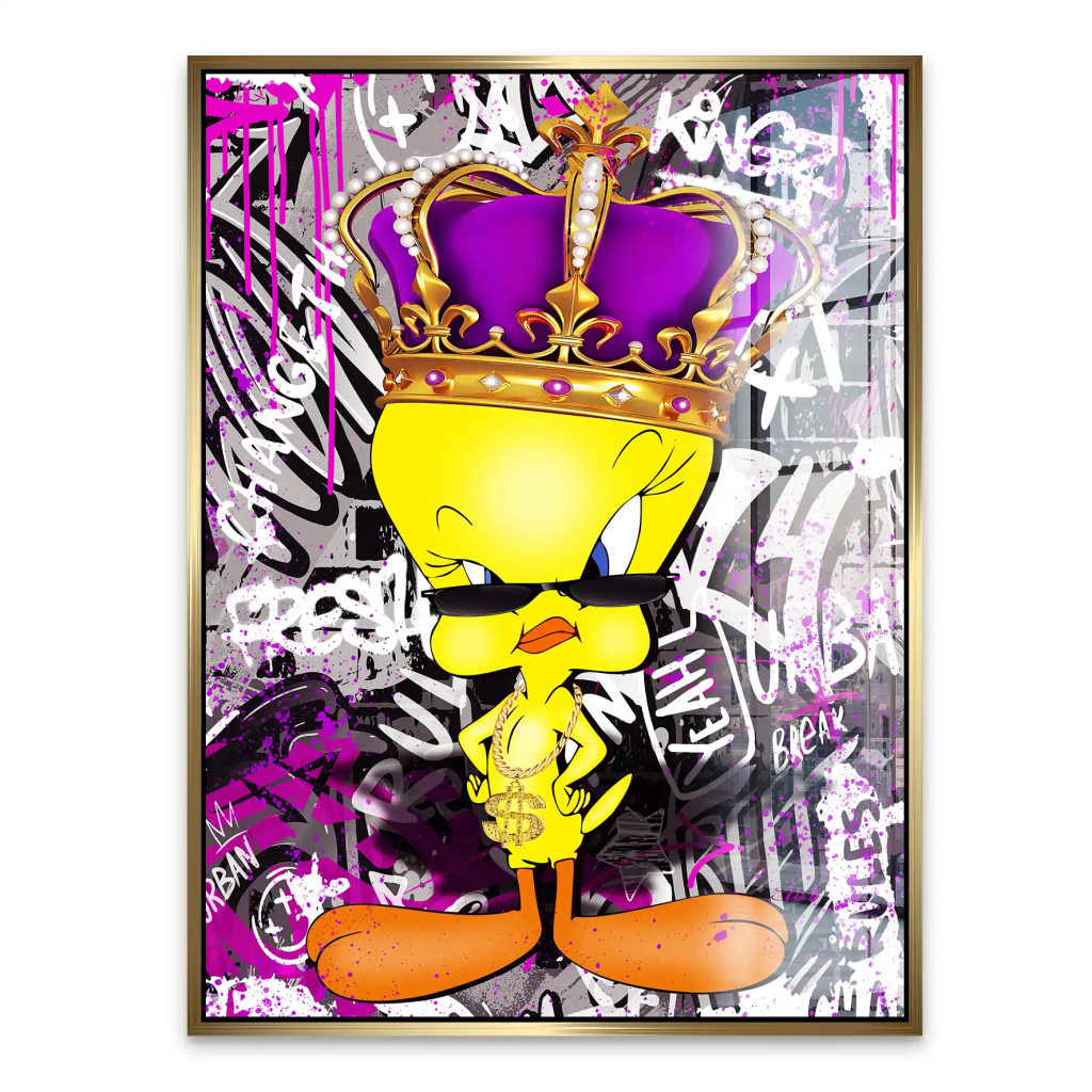 Pop Art Tweety King Acrylglas Bild INGALERIE