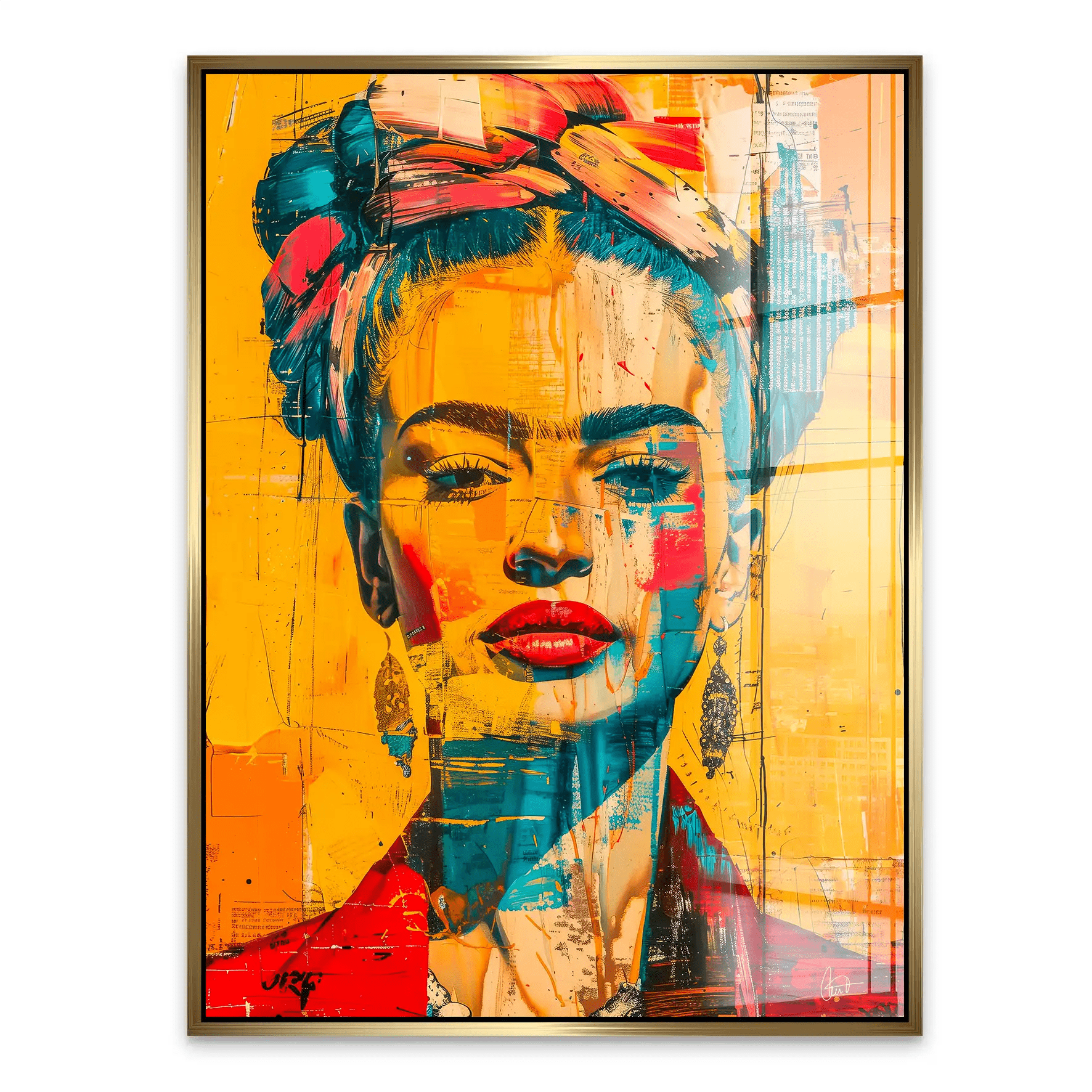 Frida Kahlo Street Style Acrylglas Bild INGALERIE