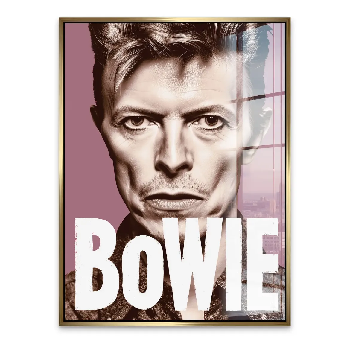 Starman Portrait Bowie Acrylglasbild