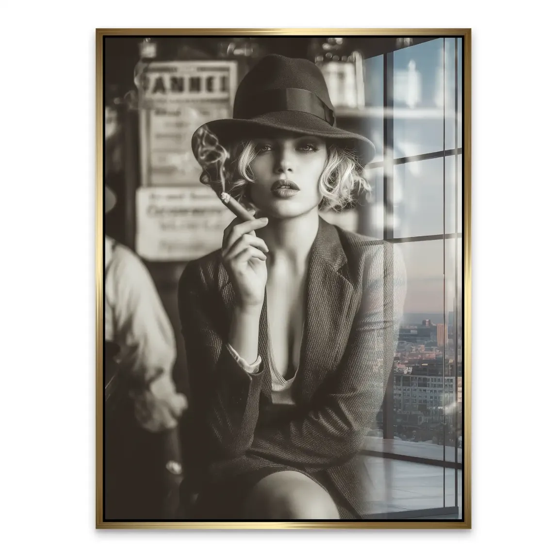 Beauty Cigar Acrylglasbild